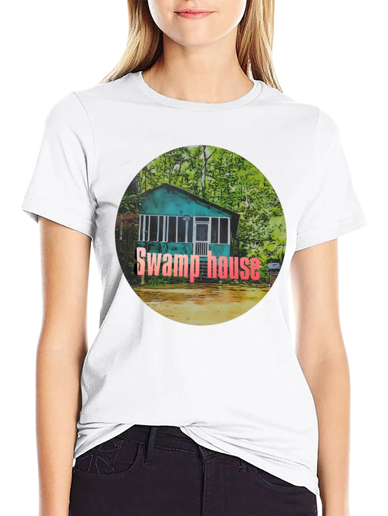 Swamp House Graphic Tee - Unique Design