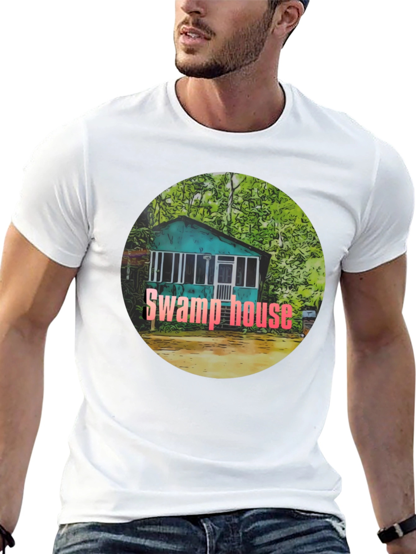 Swamp House Graphic Tee - Unique Design
