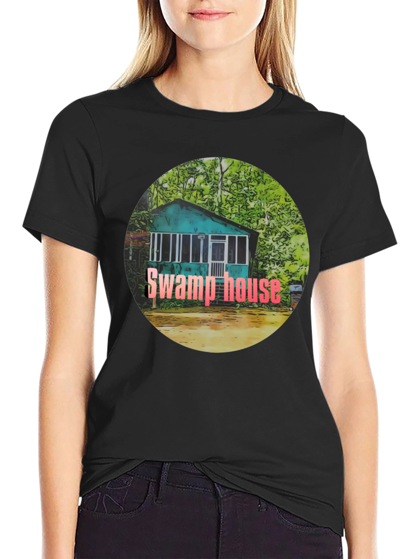 Swamp House Graphic Tee - Unique Design