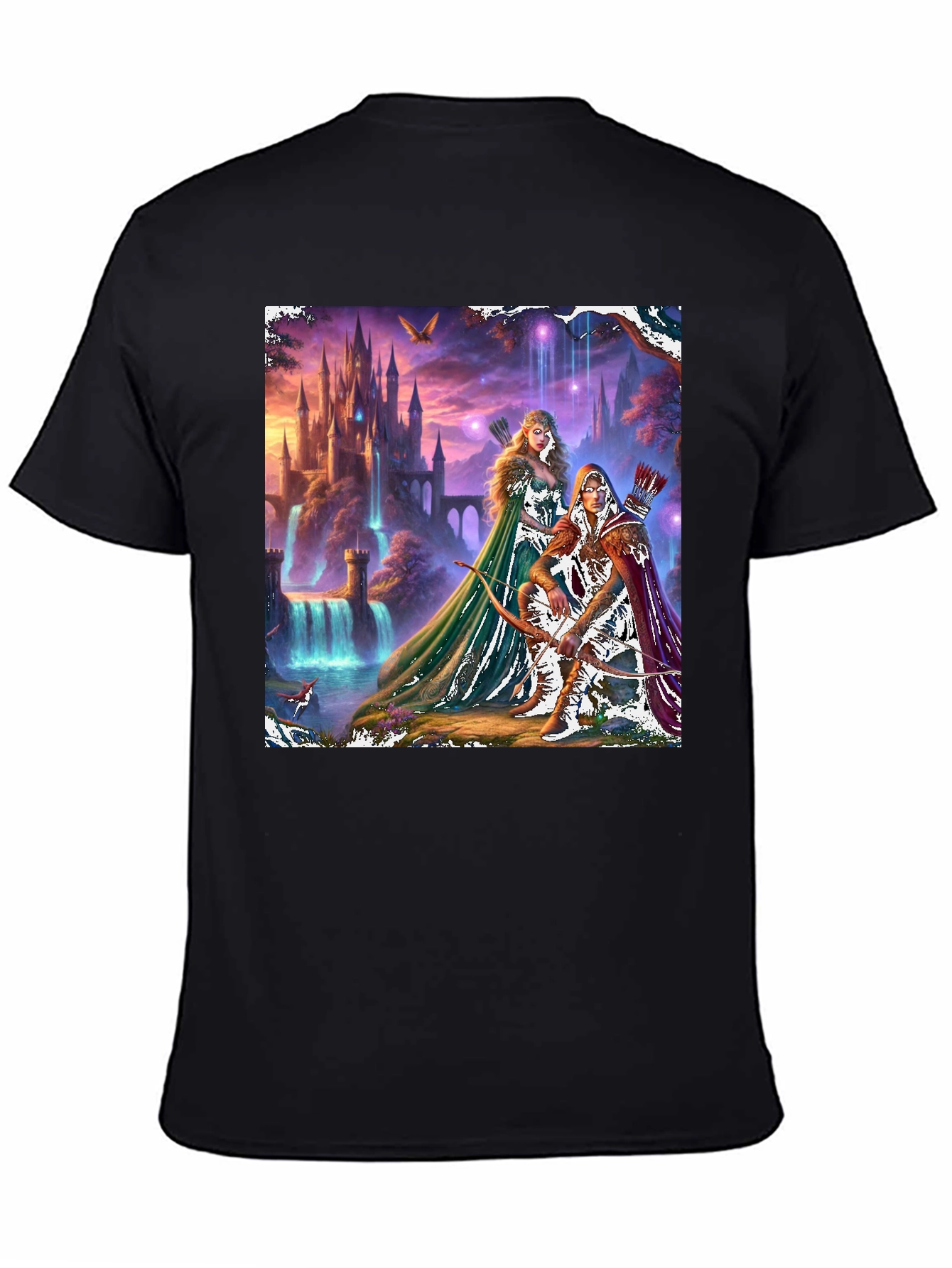 Fantasy Castle Archer T-Shirt