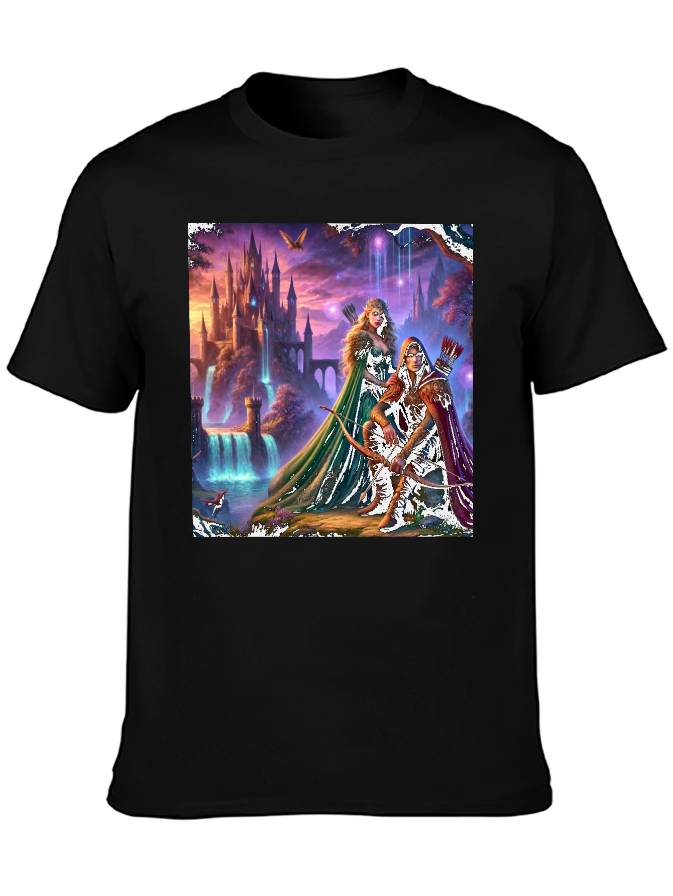 Fantasy Castle Archer T-Shirt