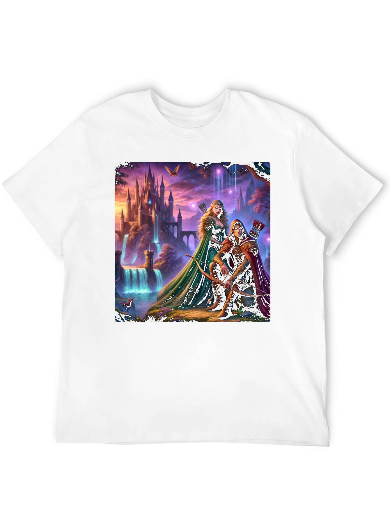 Fantasy Castle Archer T-Shirt