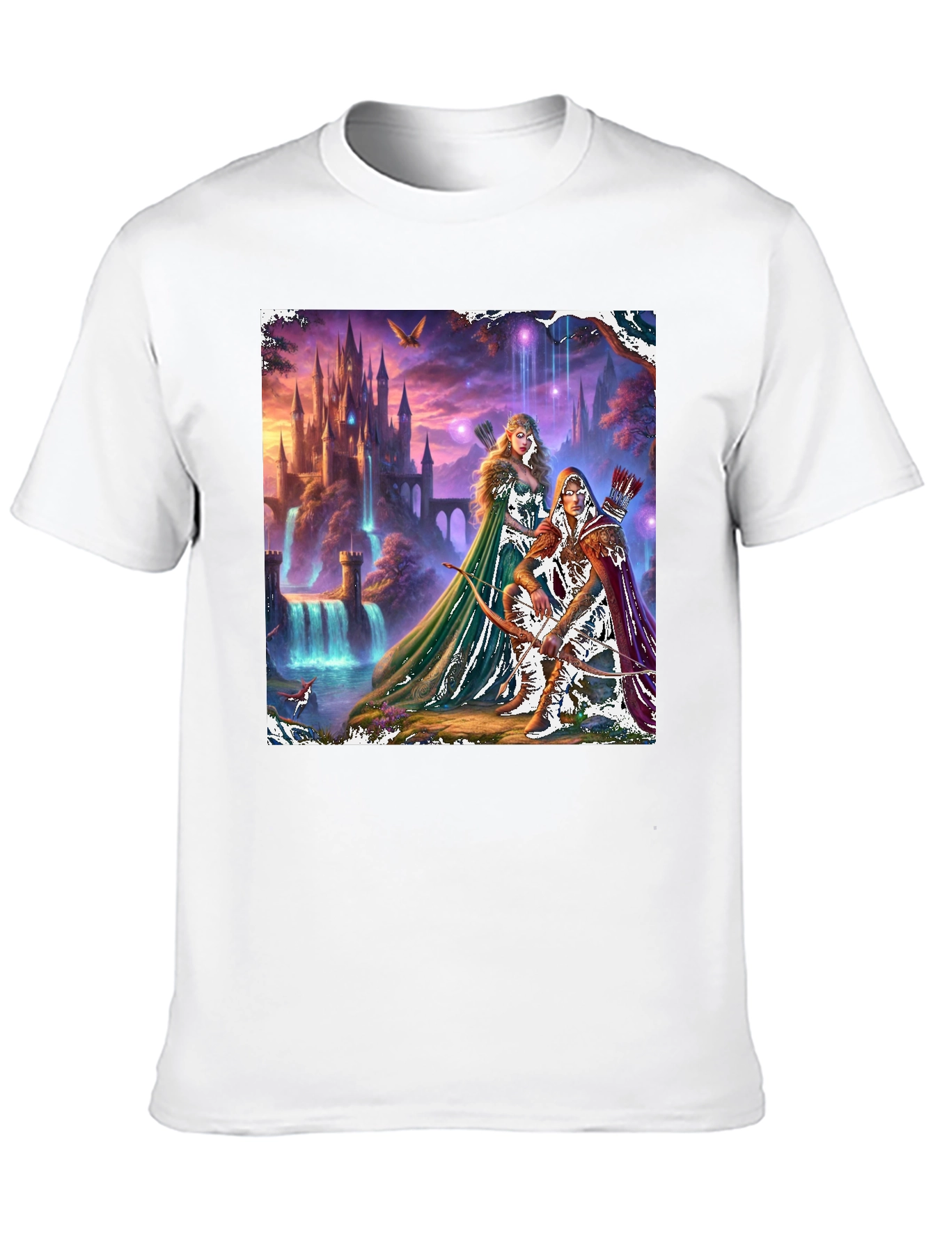 Fantasy Castle Archer T-Shirt