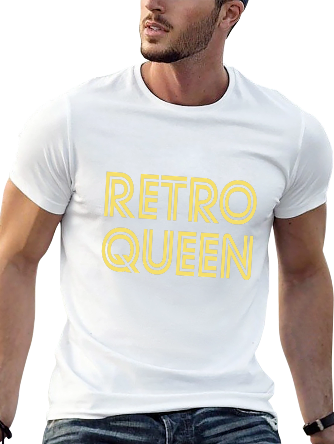 Retro Queen Black Graphic T-Shirt