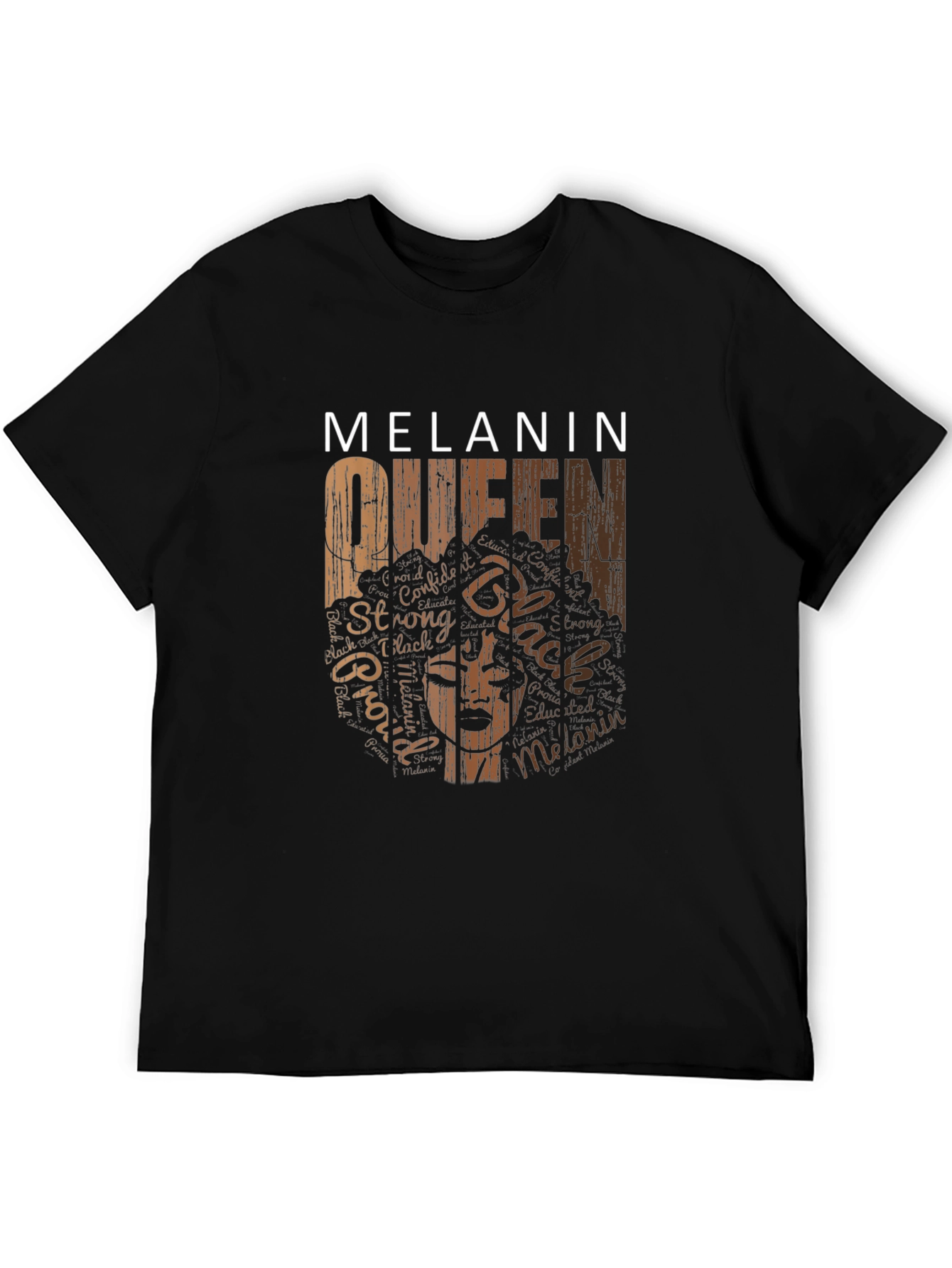 Melanin Queen Black Graphic T-Shirt