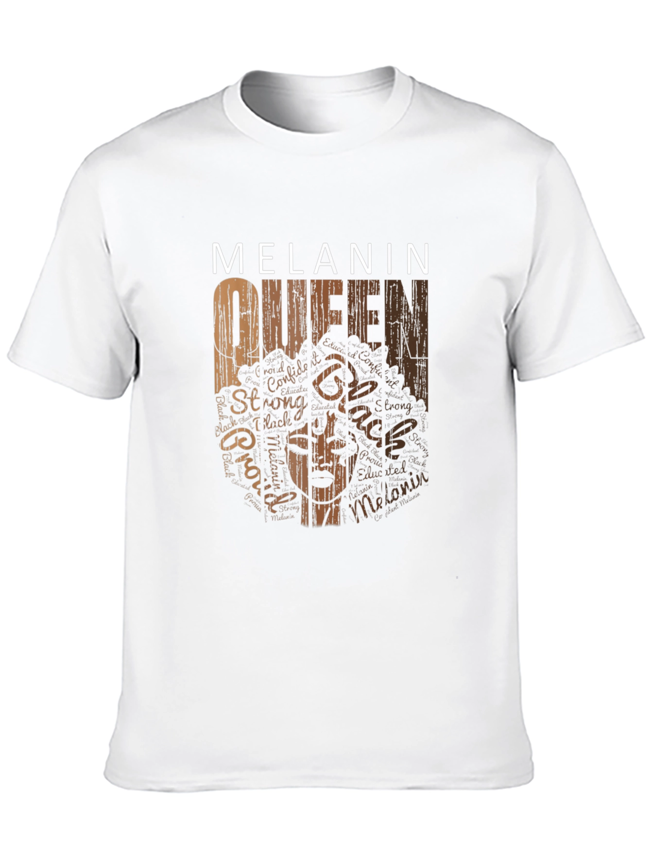 Melanin Queen Black Graphic T-Shirt