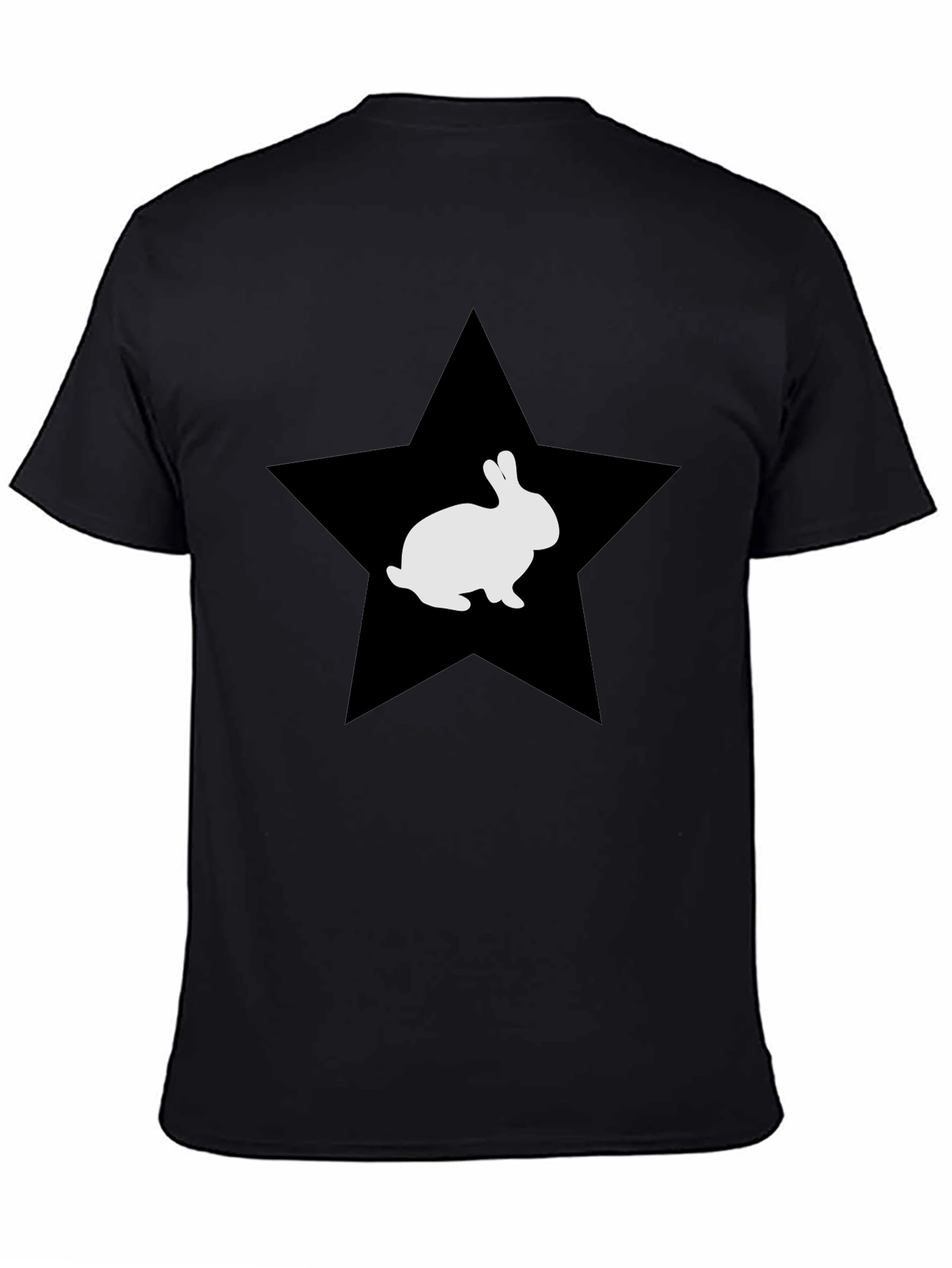 Star Bunny Graphic Tee - Soft Cotton Blend