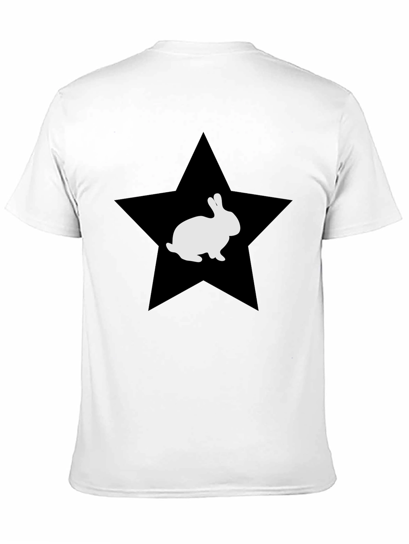 Star Bunny Graphic Tee - Soft Cotton Blend