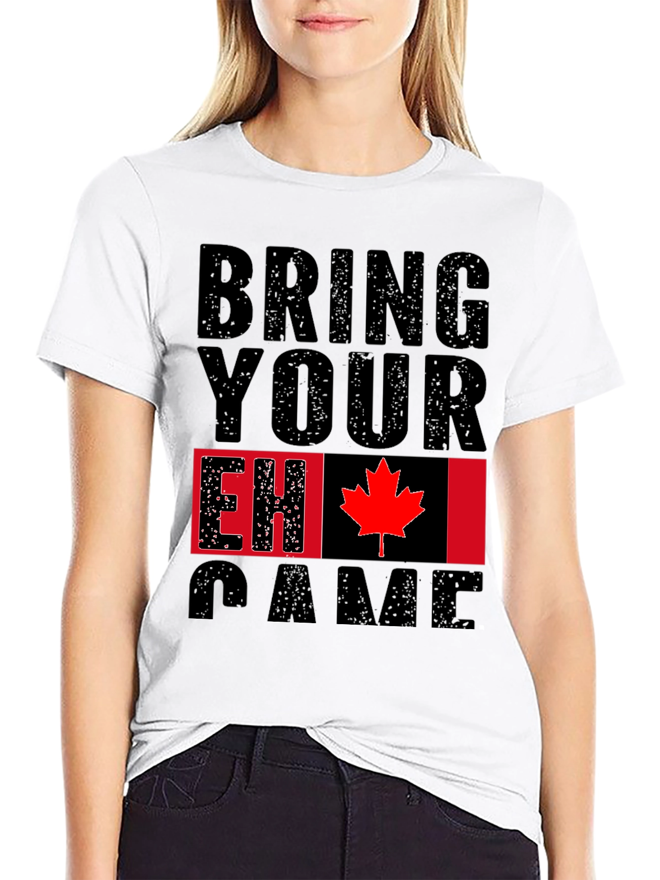 Bring Your EH Game Canada Flag Graphic T-Shirt
