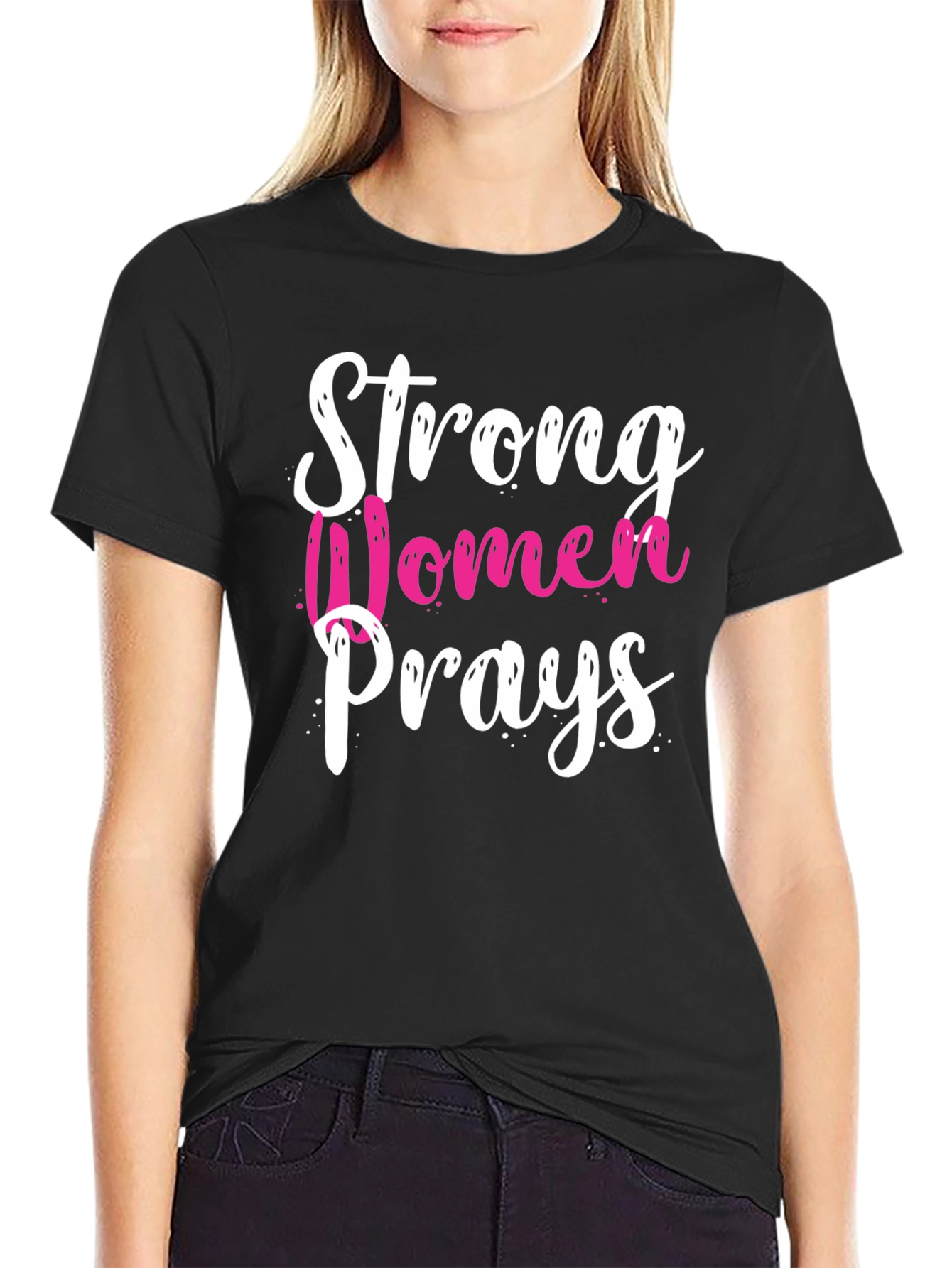 Strong Women Prays Graphic T-Shirt