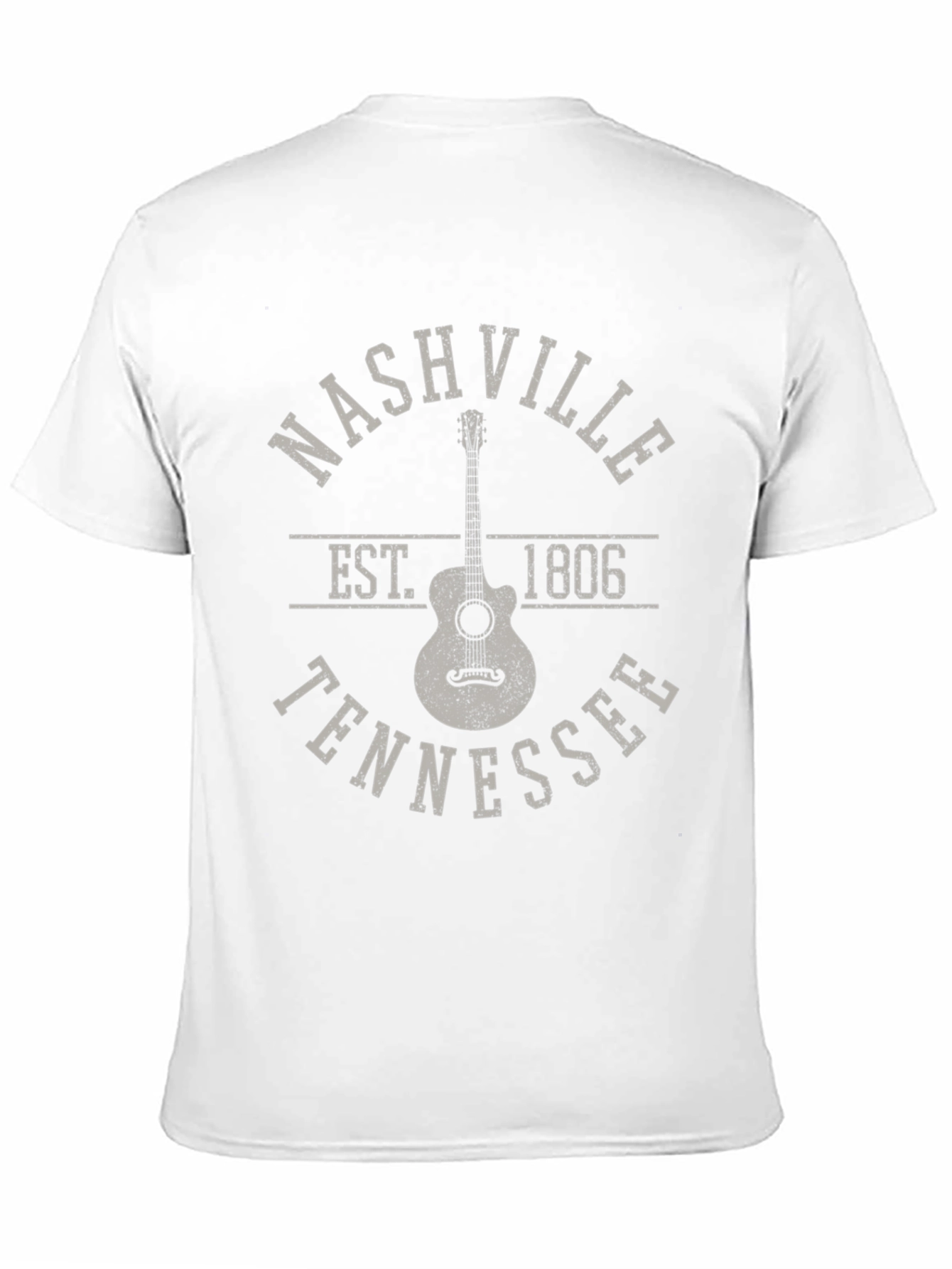 Nashville Tennessee Guitar Graphic T-Shirt
