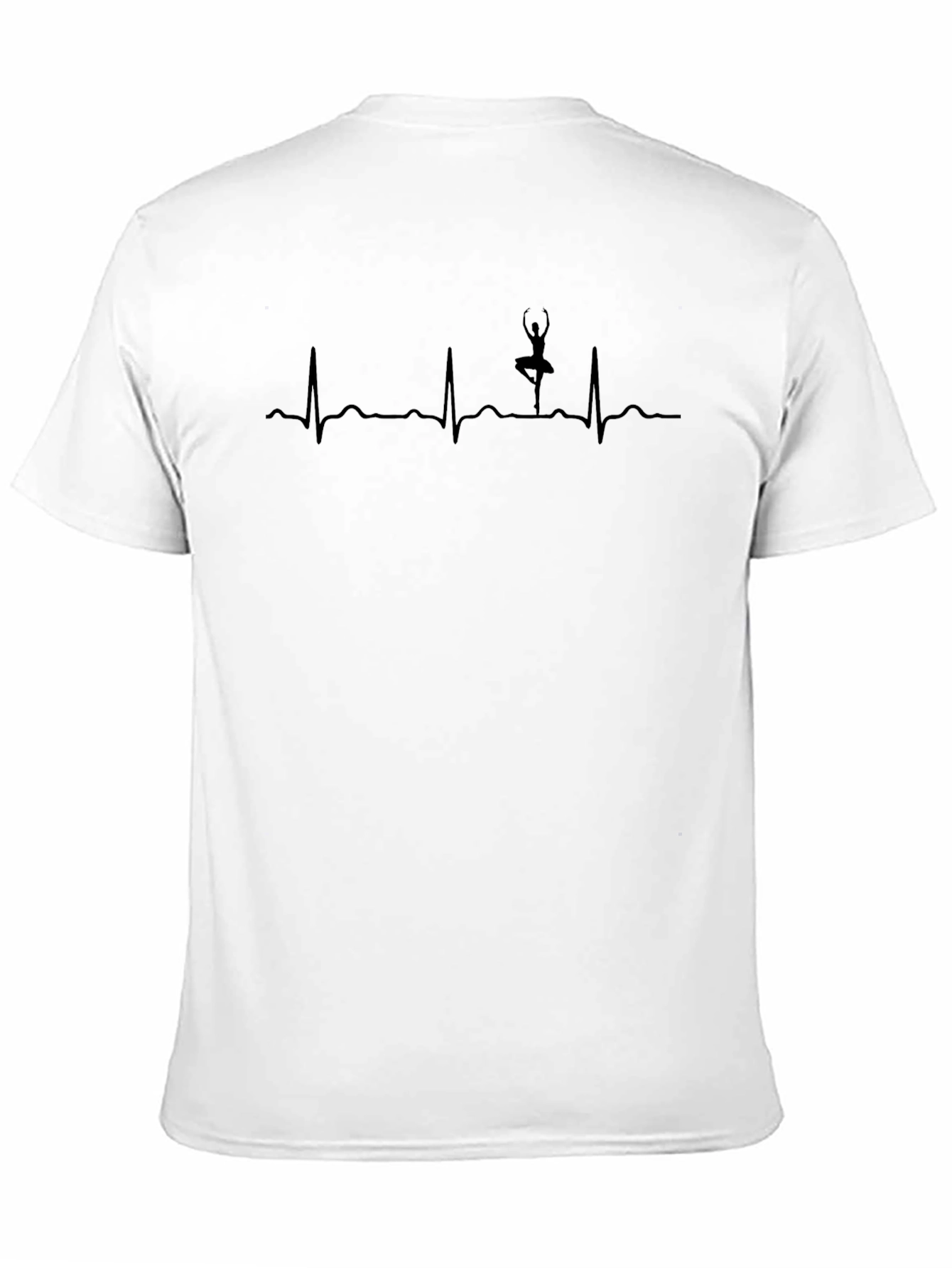 Heartbeat Ballerina Graphic Tee - Black