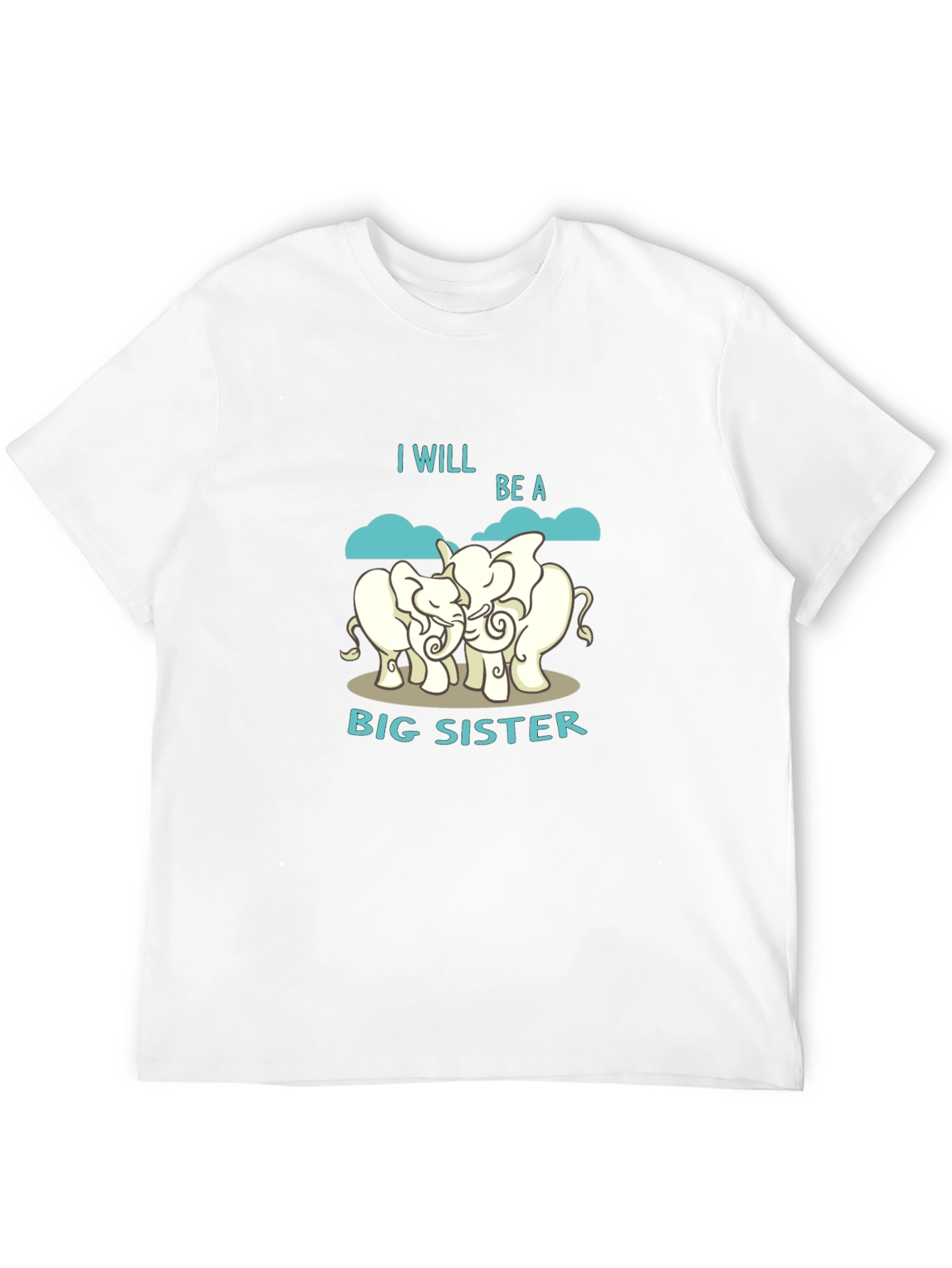 Big Sister Elephant Graphic T-Shirt