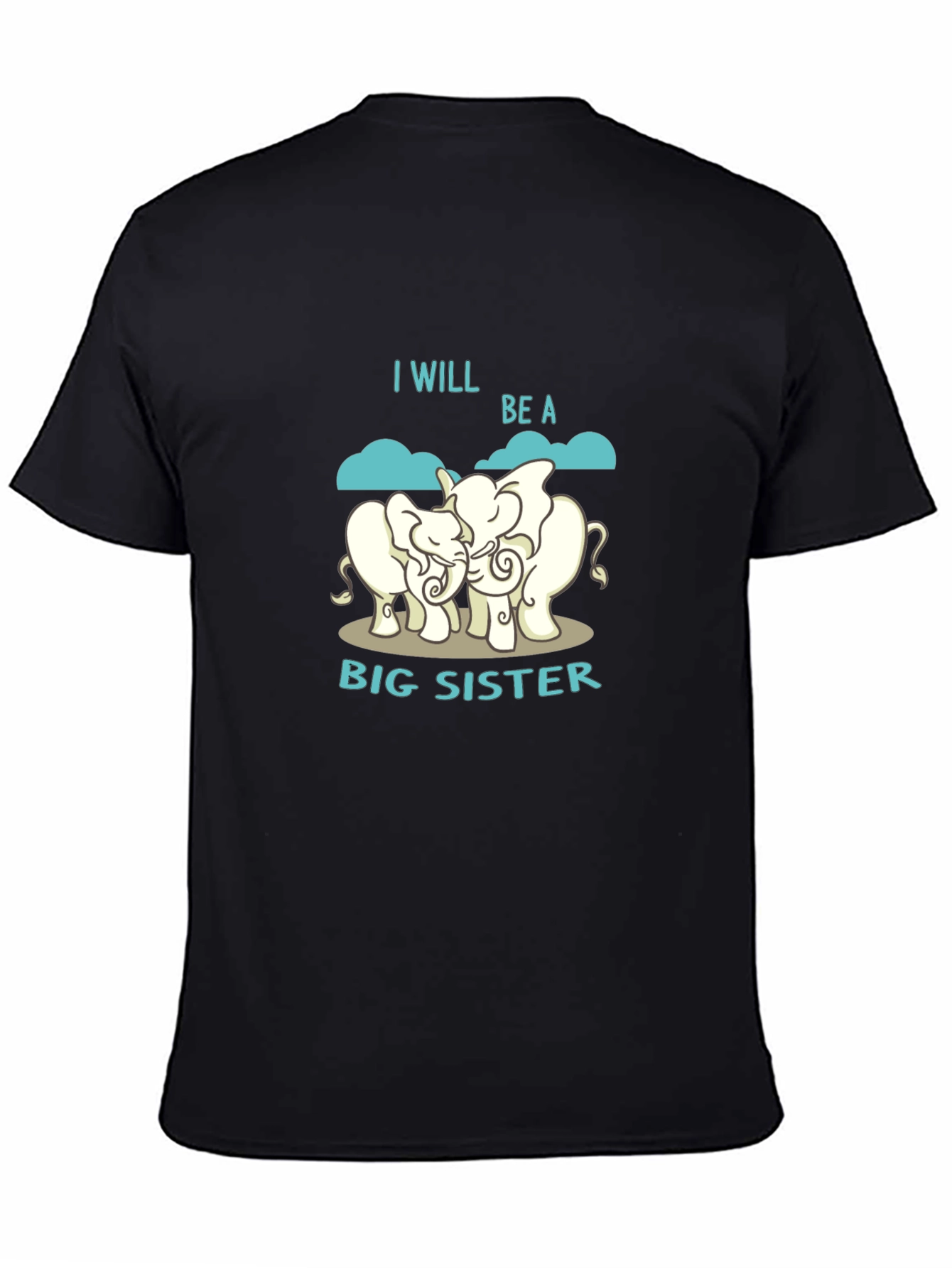 Big Sister Elephant Graphic T-Shirt