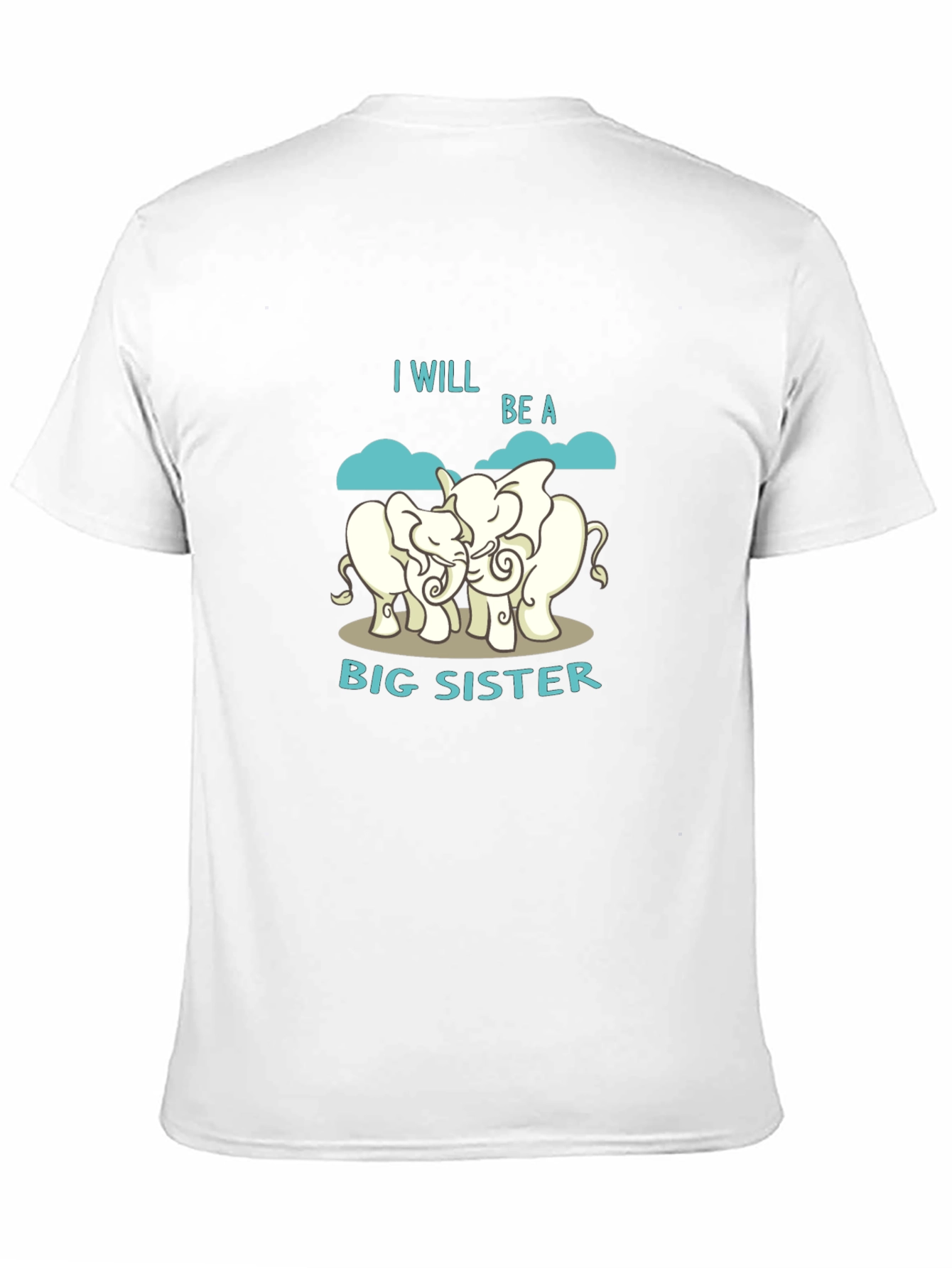 Big Sister Elephant Graphic T-Shirt