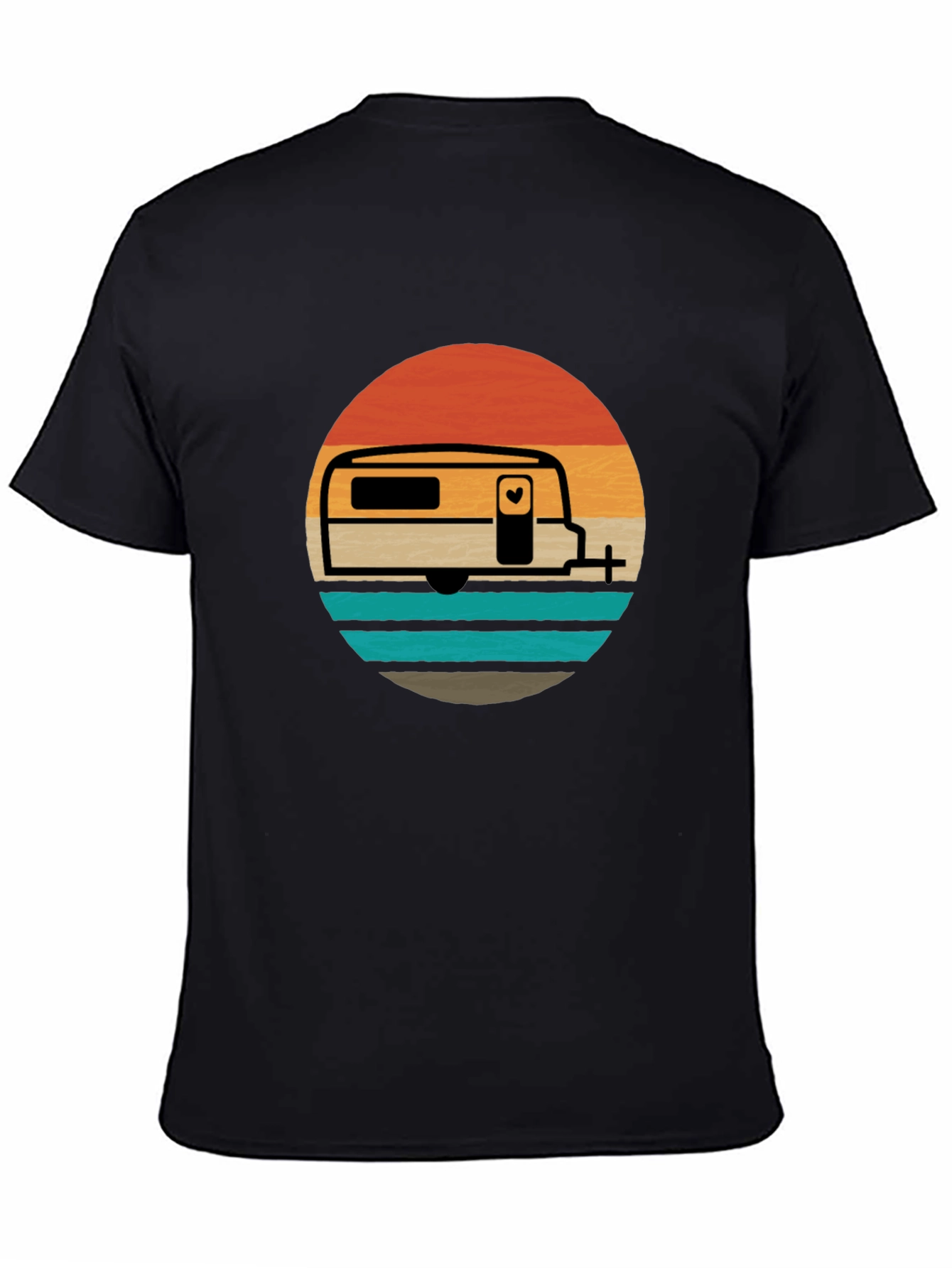 Retro Camper Van Graphic Tee - Adventure Awaits!