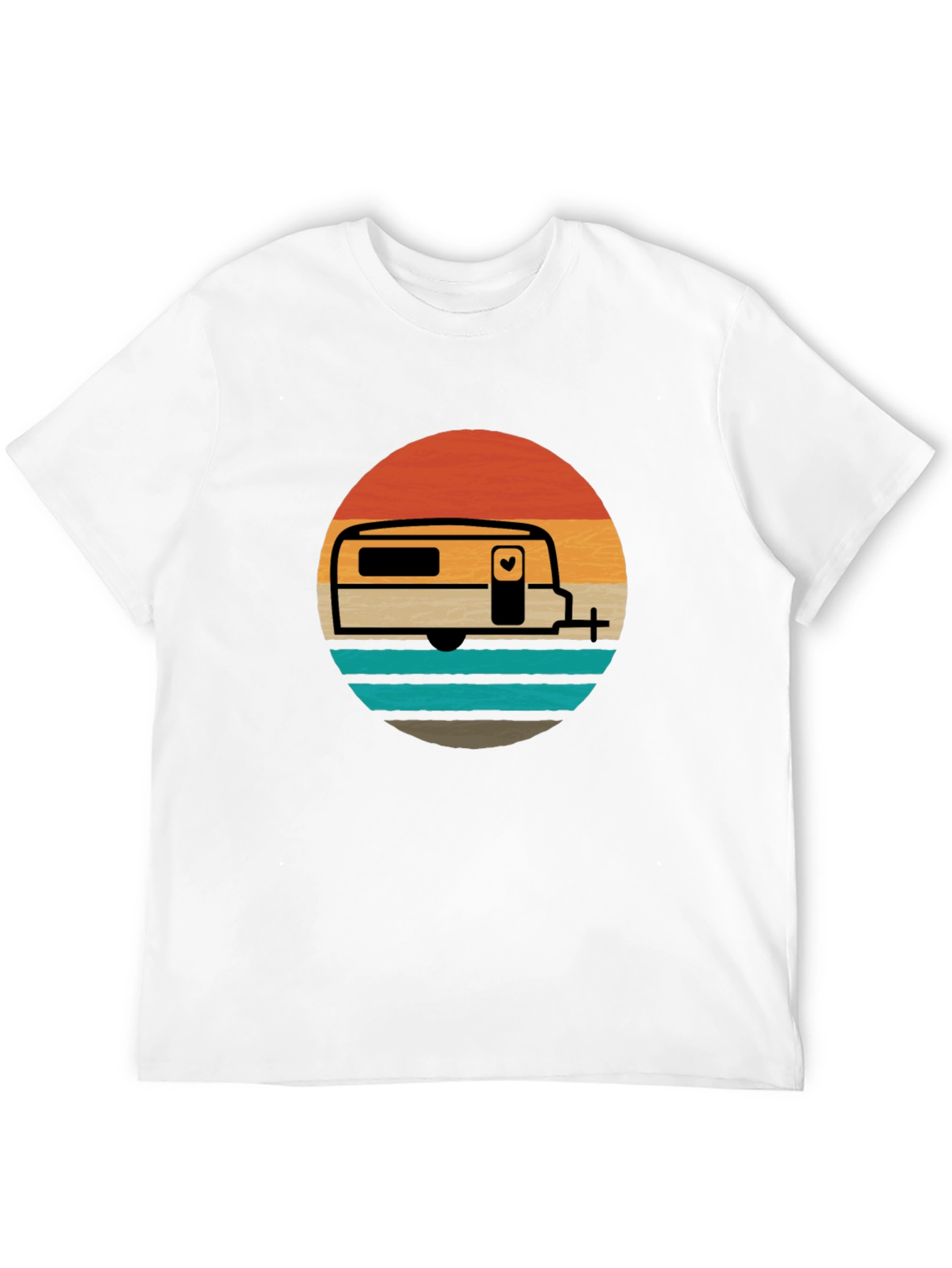 Retro Camper Van Graphic Tee - Adventure Awaits!