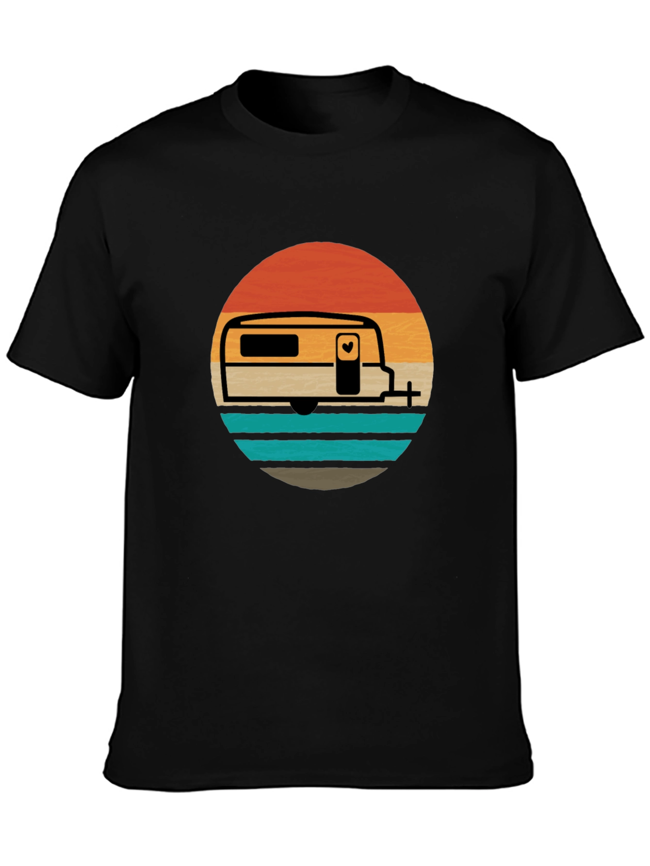 Retro Camper Van Graphic Tee - Adventure Awaits!