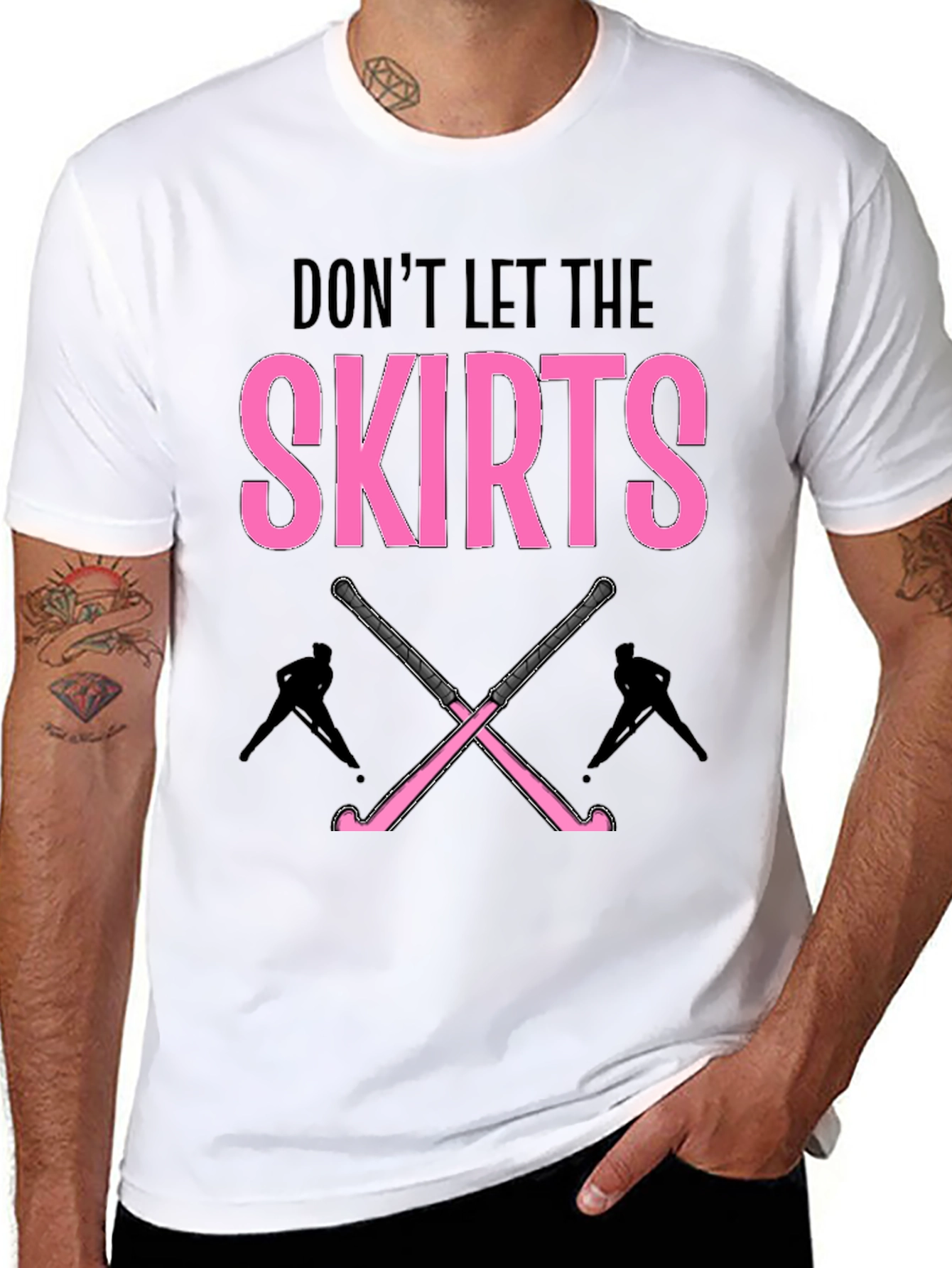 Dont Let The Skirts Hockey T-Shirt