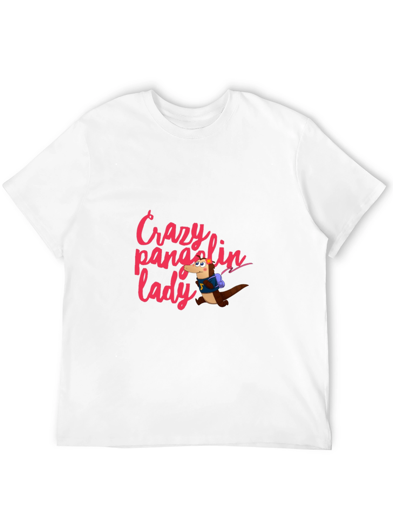 Crazy Pangolin Lady Graphic Tee