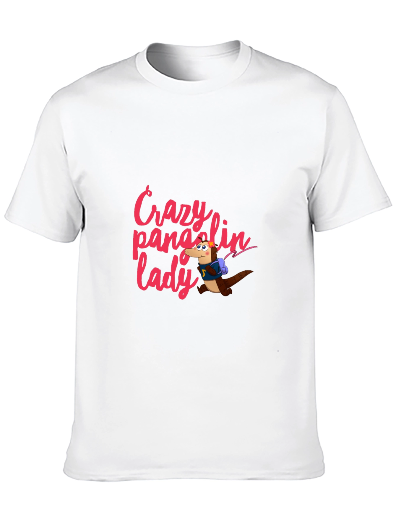 Crazy Pangolin Lady Graphic Tee