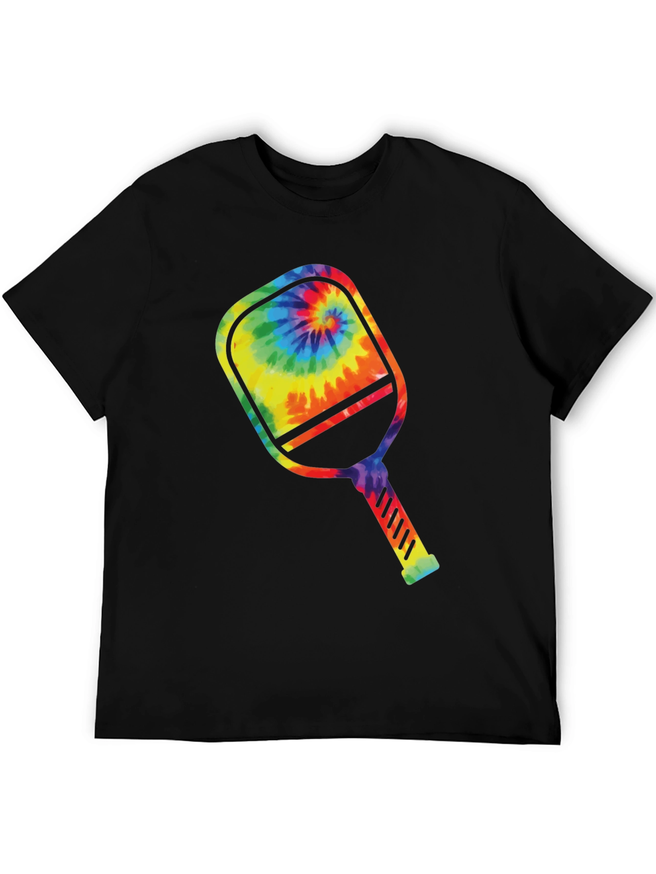 Tie Dye Pickleball Paddle Graphic Tee