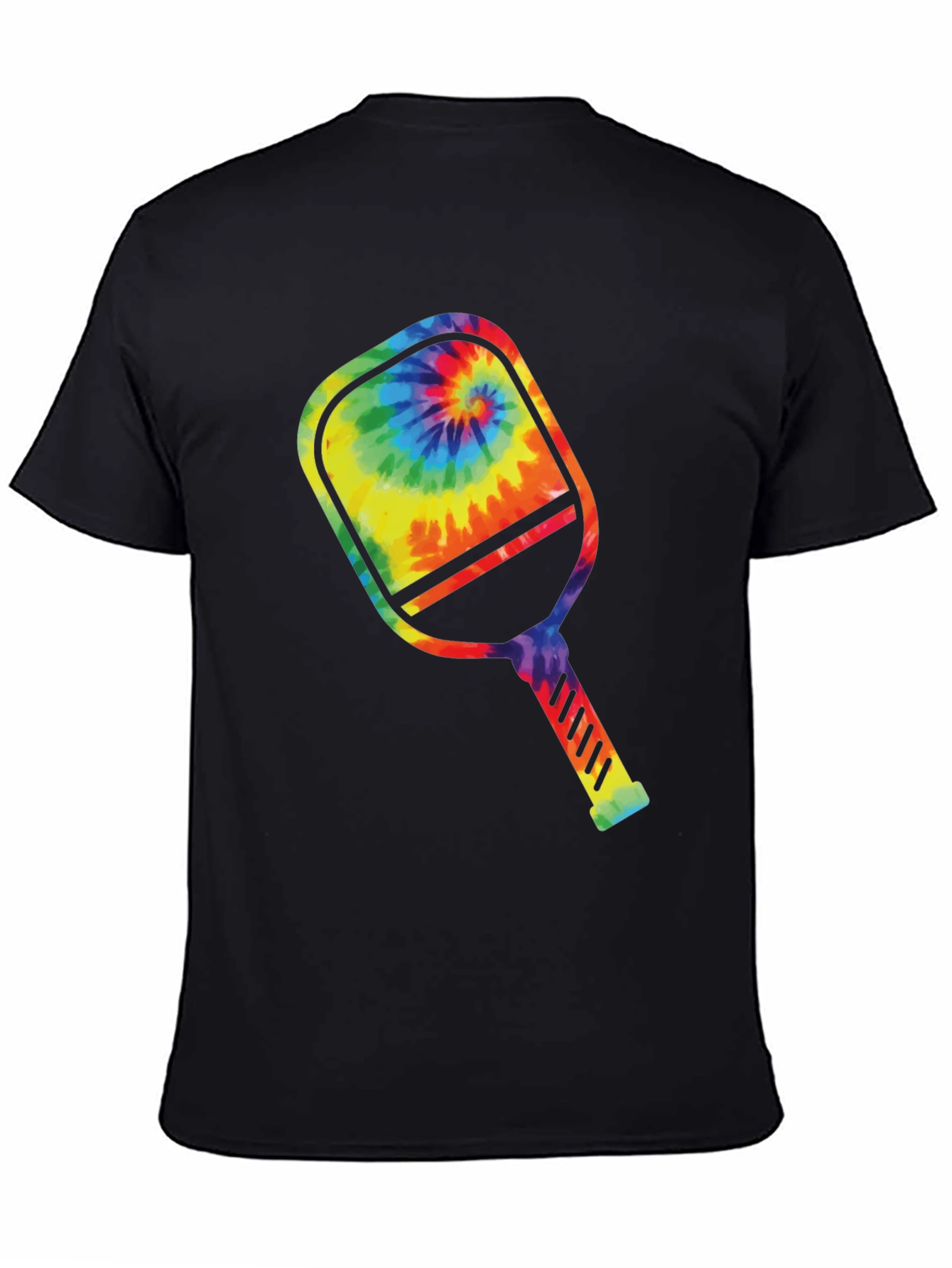 Tie Dye Pickleball Paddle Graphic Tee
