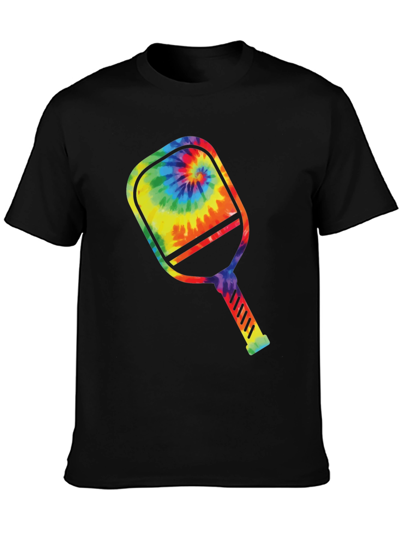 Tie Dye Pickleball Paddle Graphic Tee