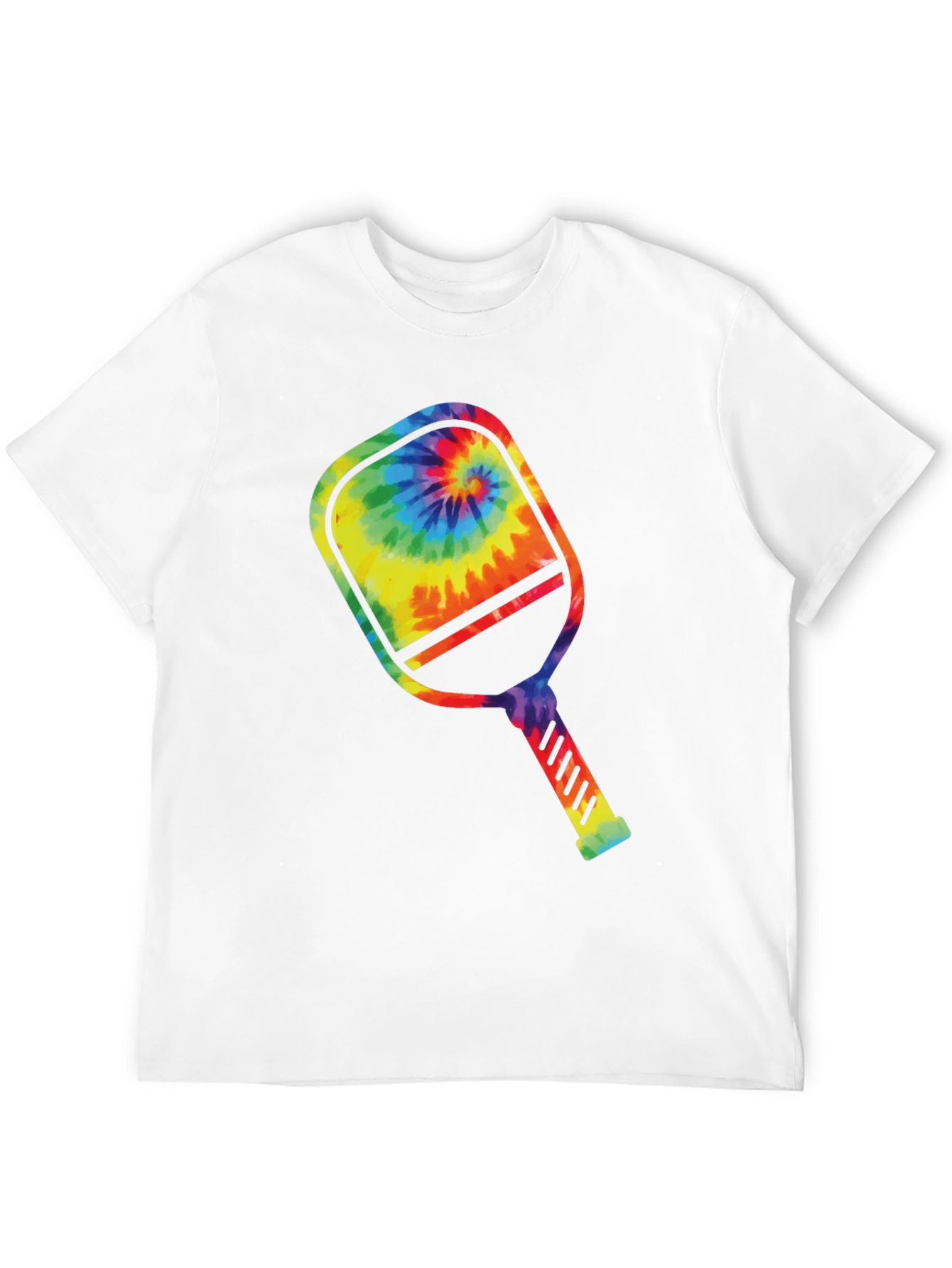 Tie Dye Pickleball Paddle Graphic Tee