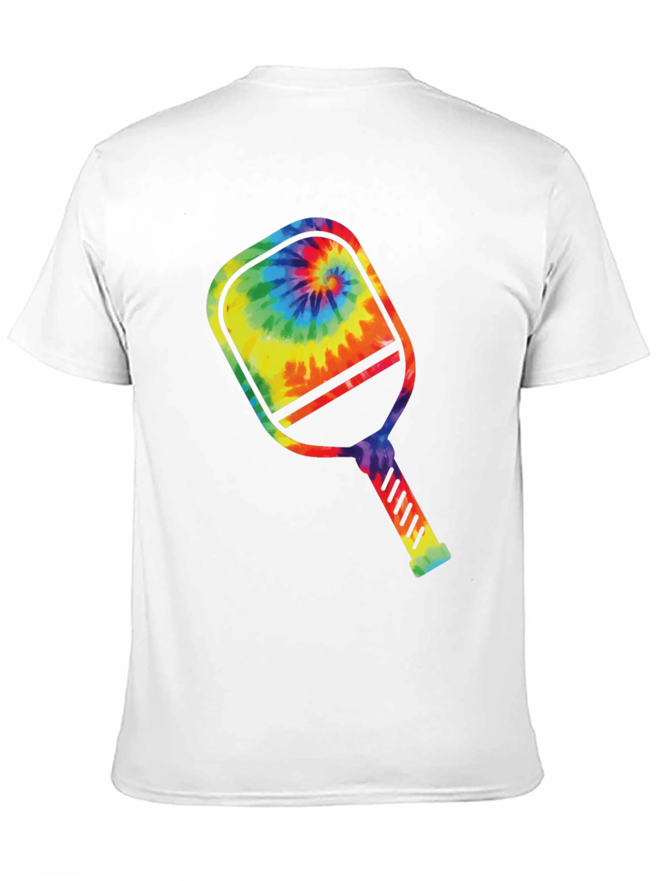 Tie Dye Pickleball Paddle Graphic Tee