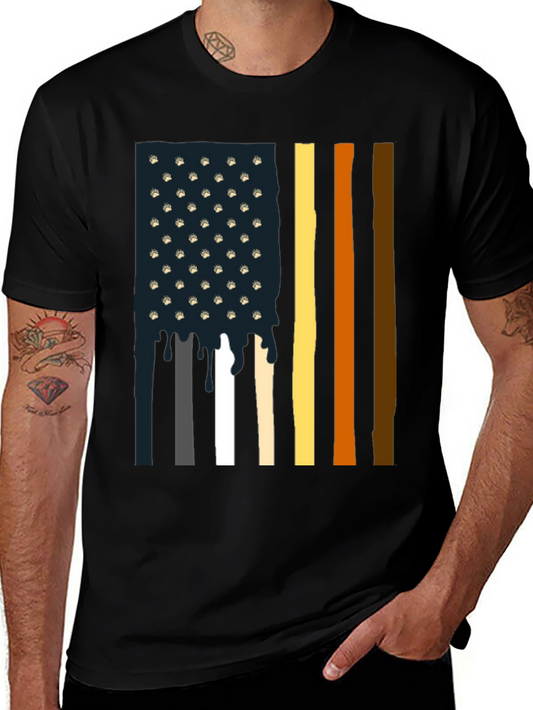 Bear Pride American Flag T-Shirt