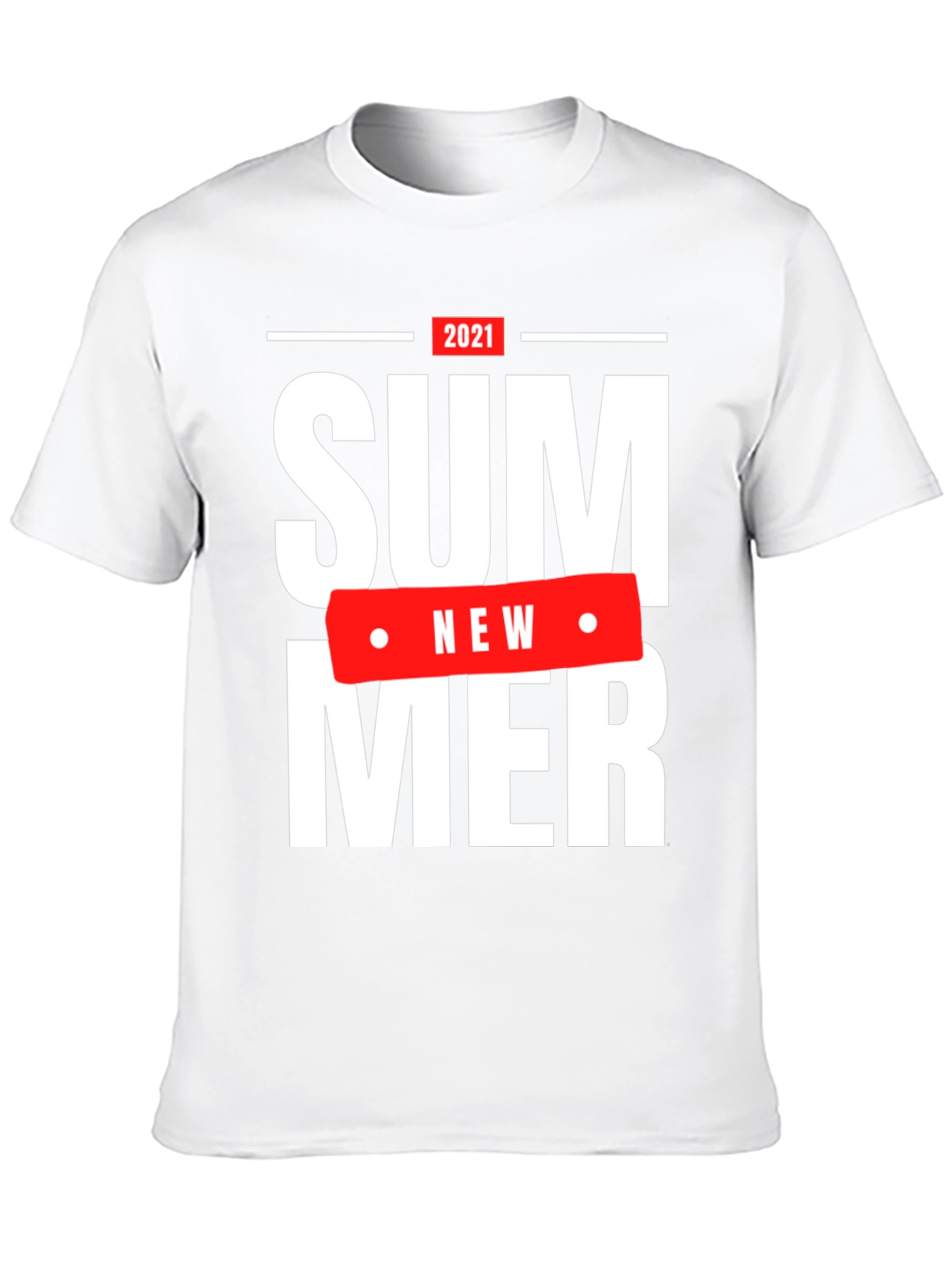 Summer 2021 Graphic T-Shirt - Casual Black Tee