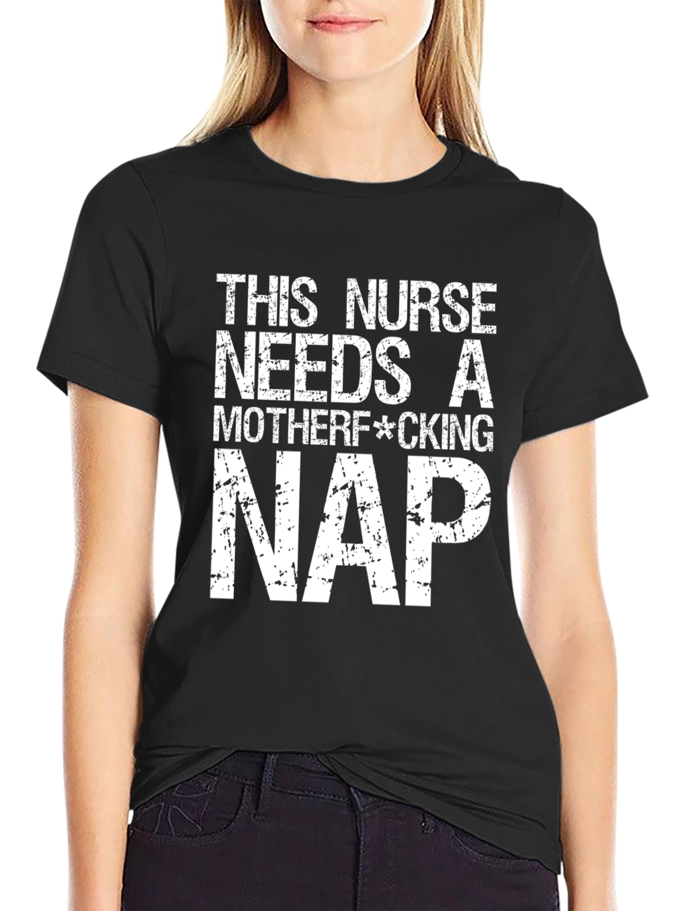 Nurse Nap T-Shirt: Funny Needs A Nap Design