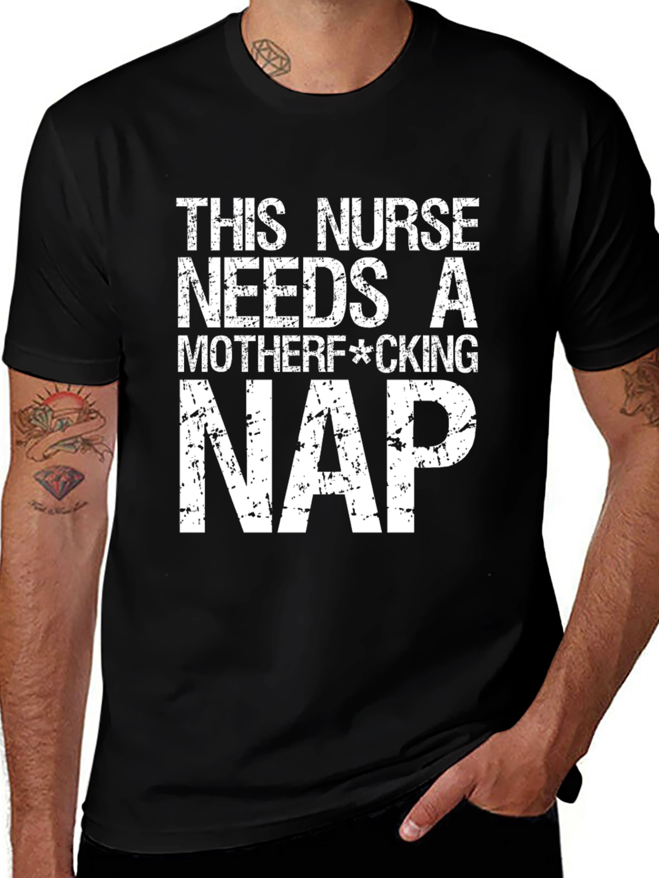 Nurse Nap T-Shirt: Funny Needs A Nap Design