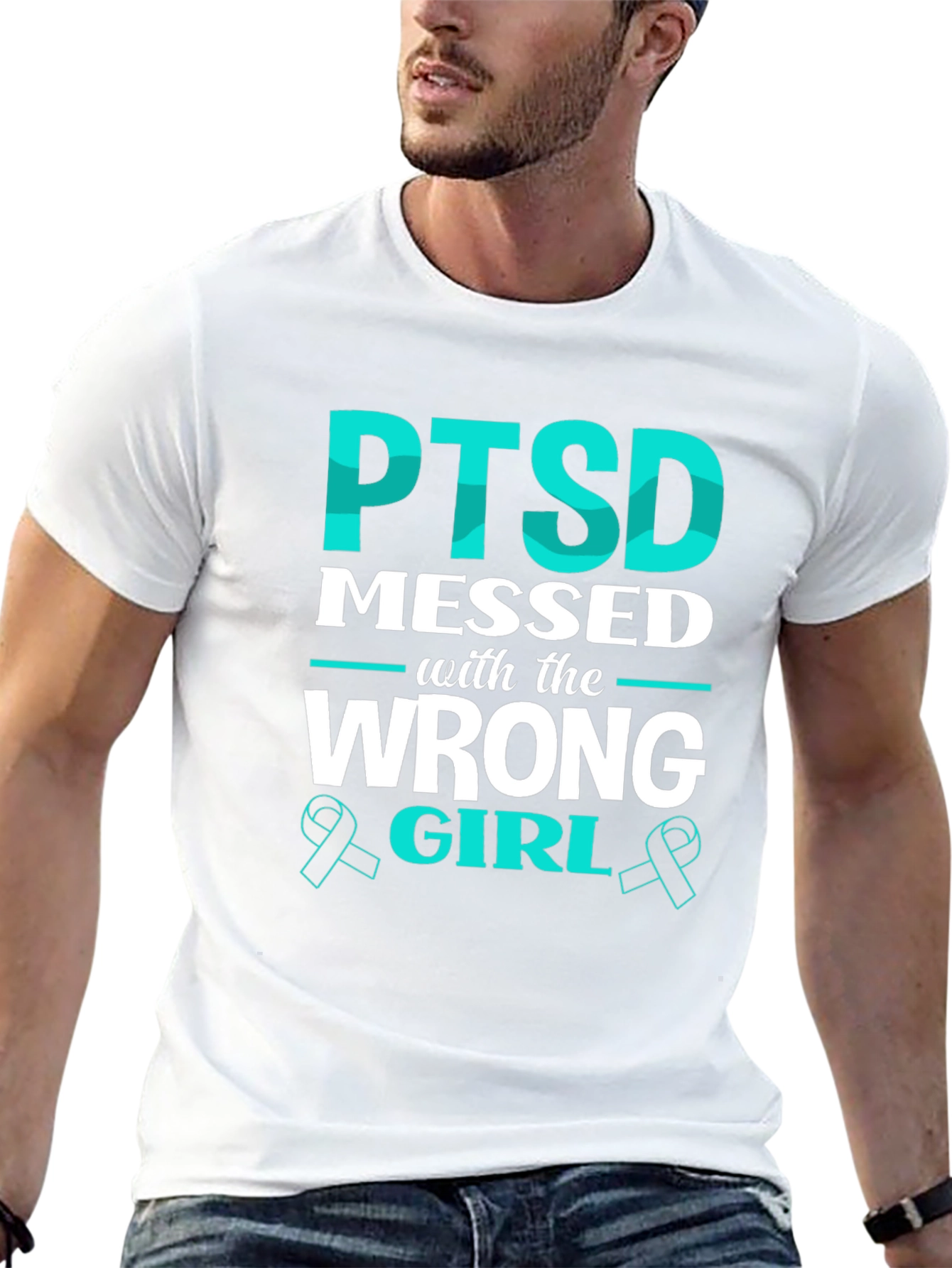 PTSD Messed with the Wrong Girl T-Shirt