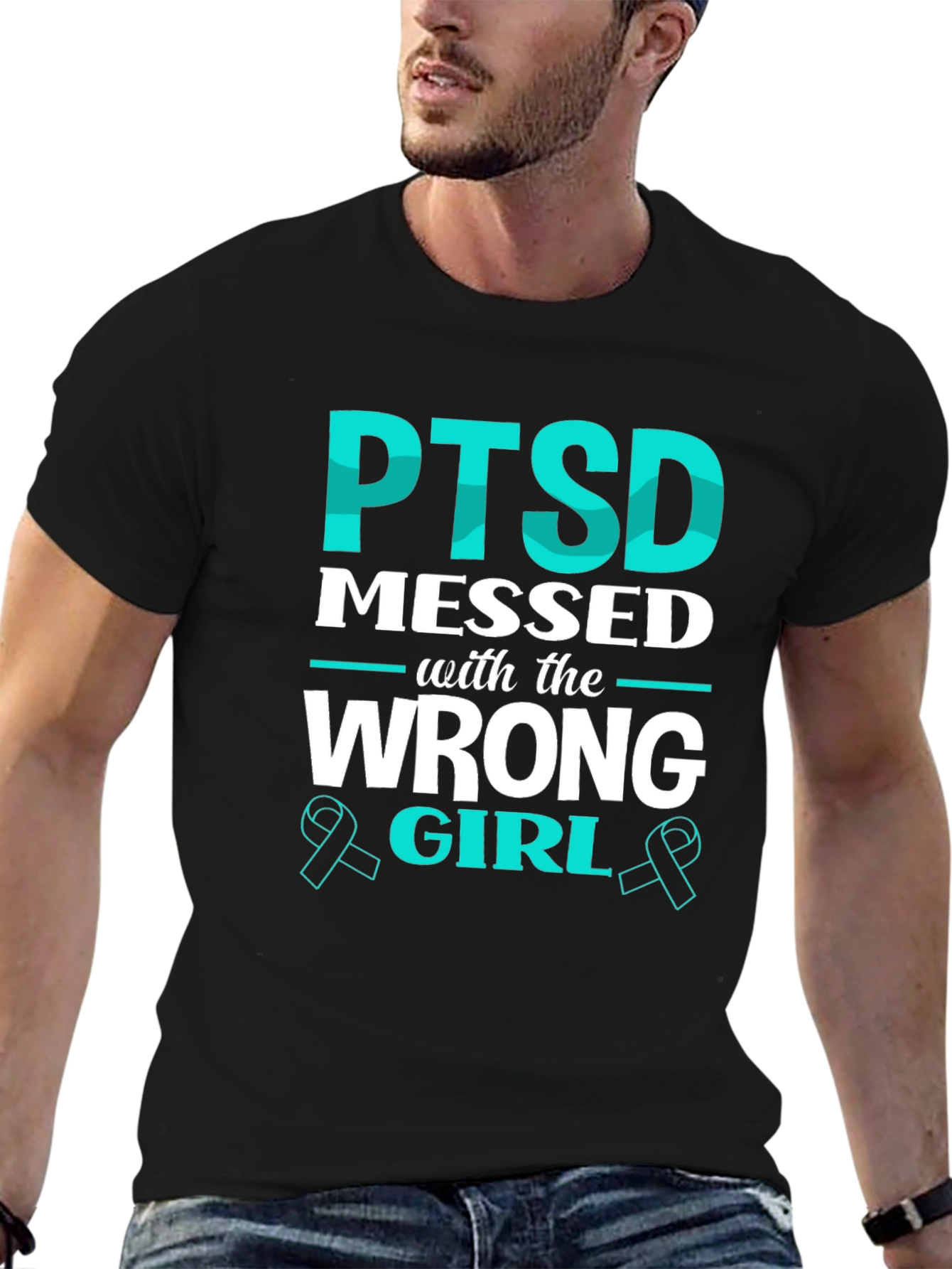 PTSD Messed with the Wrong Girl T-Shirt