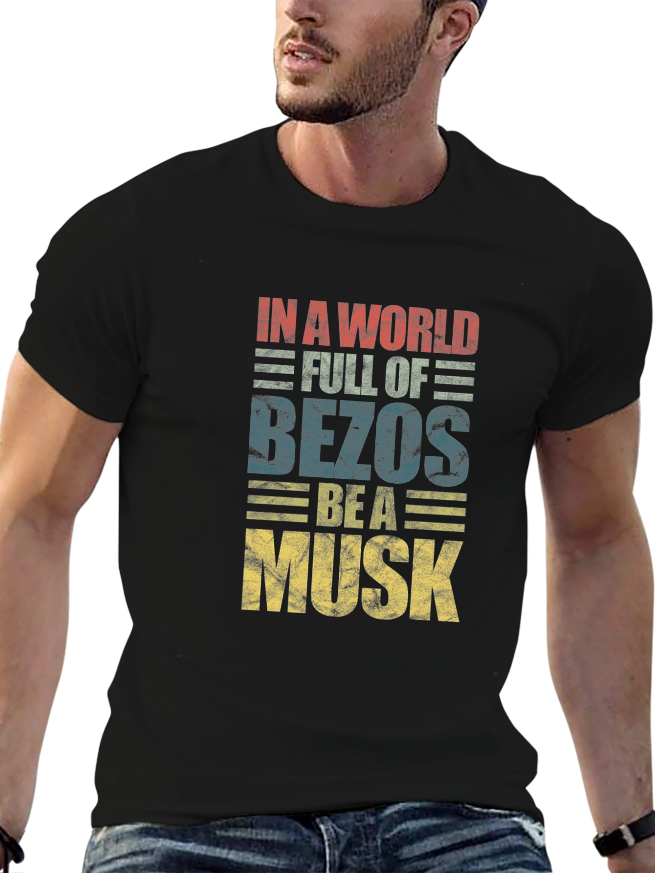 Be a Musk T-Shirt - Retro Graphic Tee