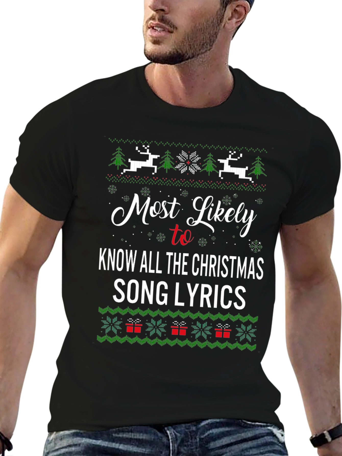 Funny Christmas Song Lyrics T-Shirt