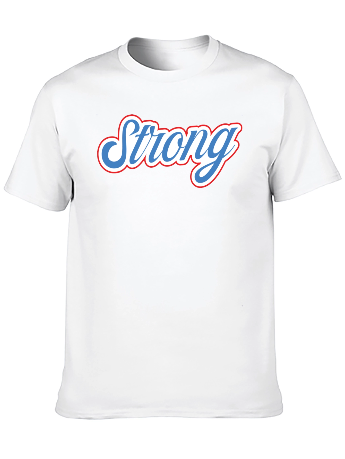 Strong Graphic Tee - Black Short Sleeve T-Shirt