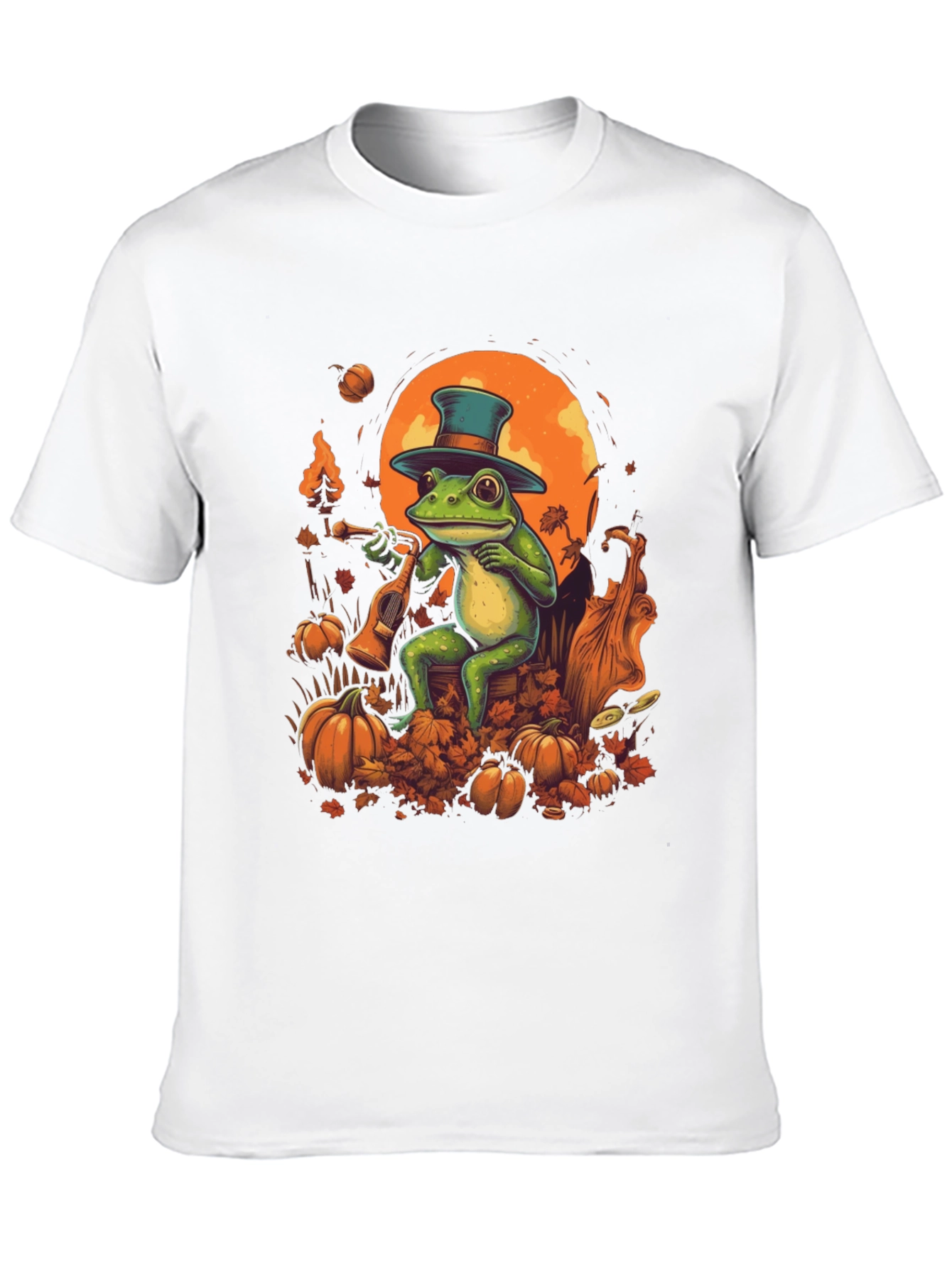 Frog Musician Halloween T-Shirt