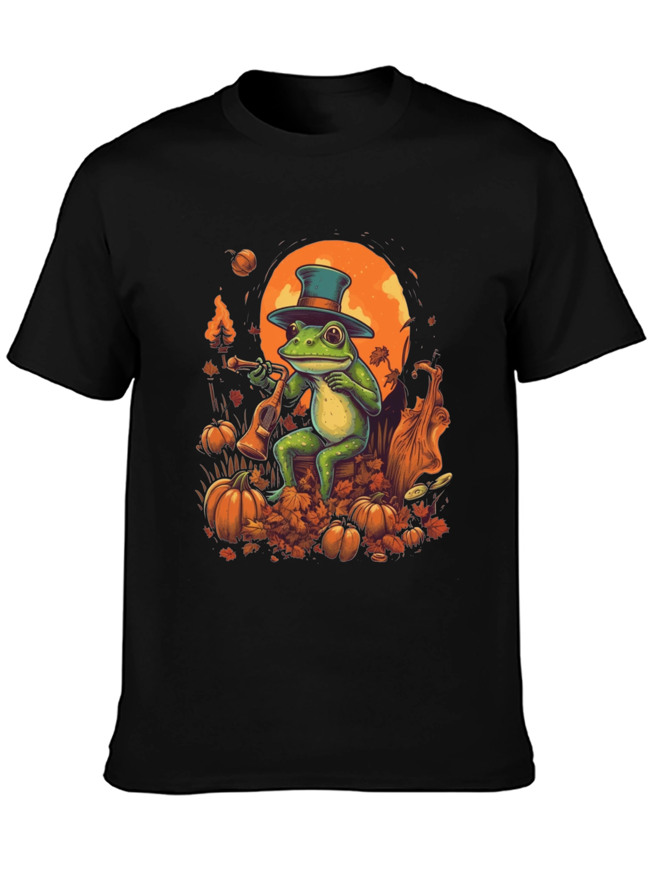 Frog Musician Halloween T-Shirt