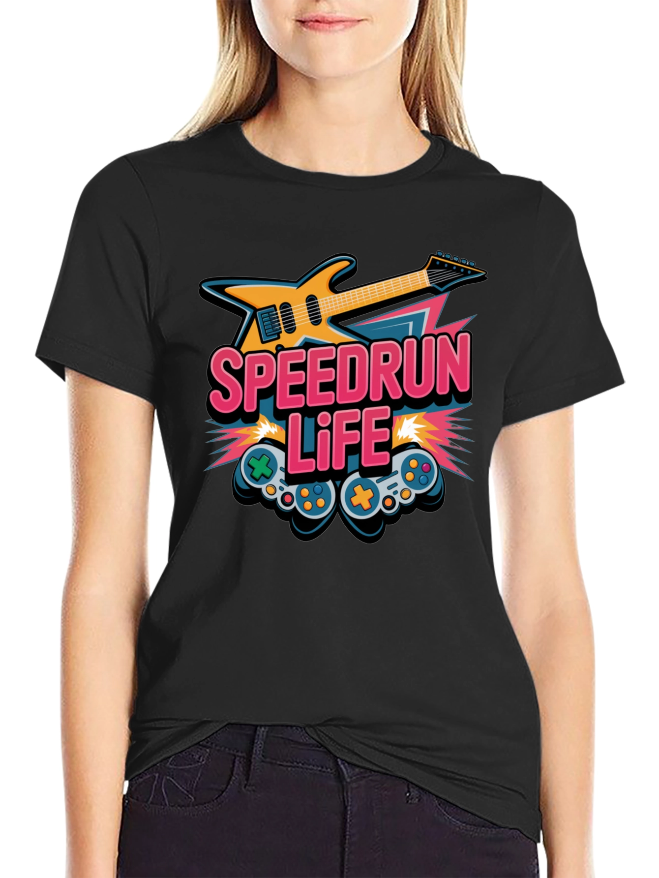 Speedrun Life Graphic T-Shirt