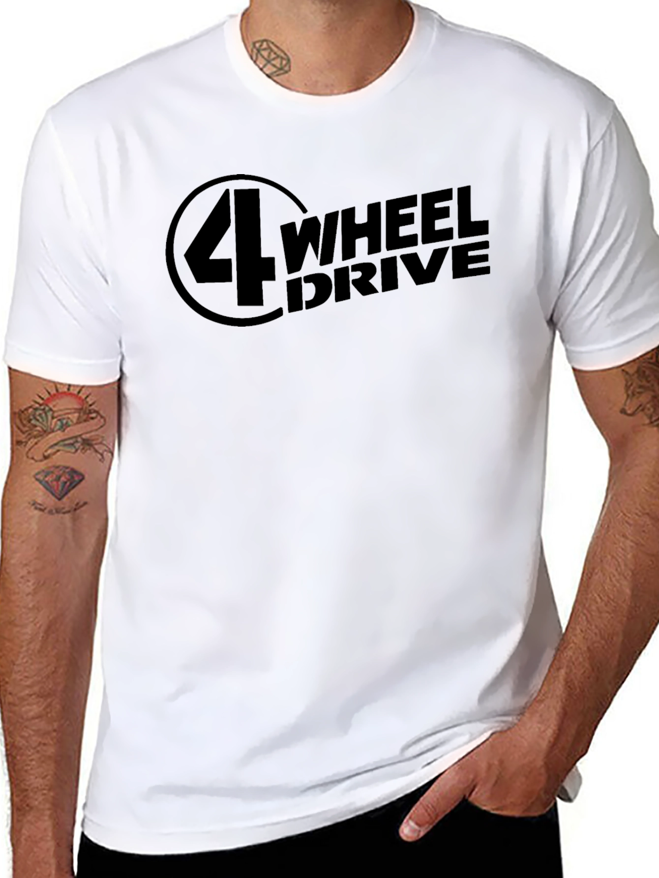 4 Wheel Drive Graphic Tee - Black