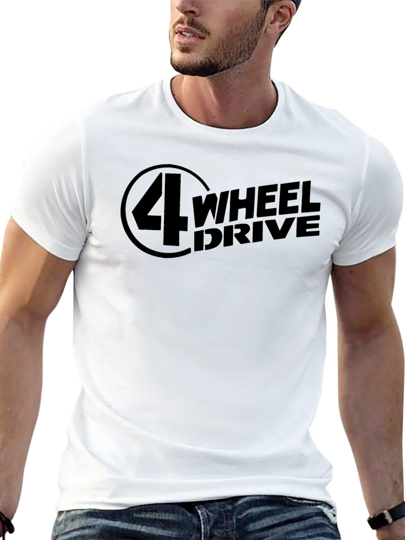 4 Wheel Drive Graphic Tee - Black