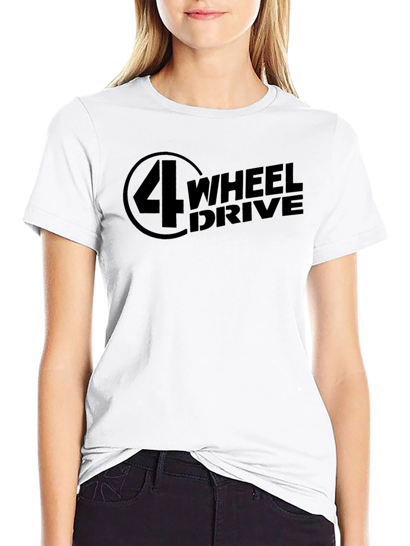 4 Wheel Drive Graphic Tee - Black