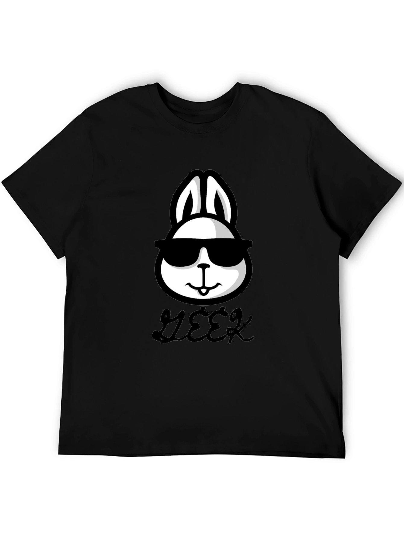 Cool Geek Rabbit T-Shirt - Stylish & Comfortable