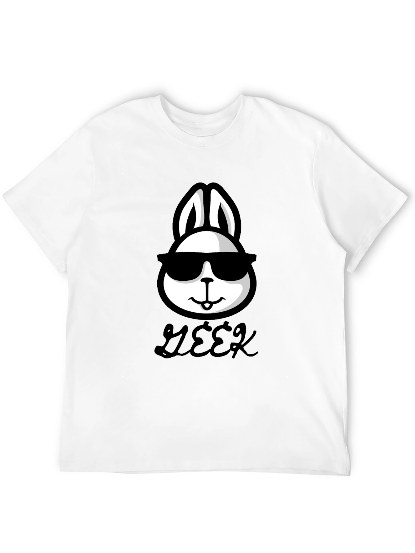 Cool Geek Rabbit T-Shirt - Stylish & Comfortable