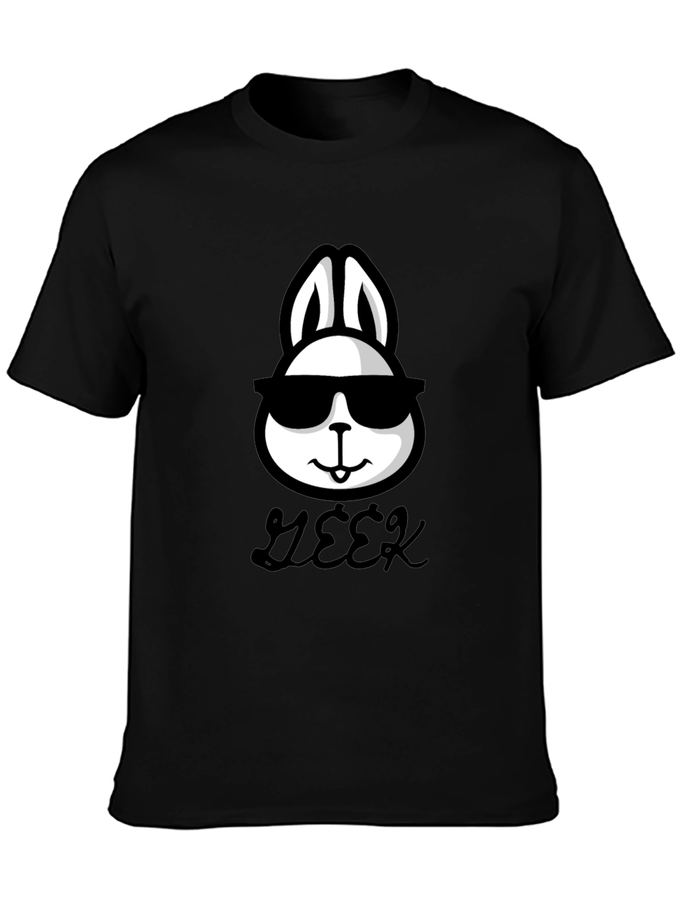 Cool Geek Rabbit T-Shirt - Stylish & Comfortable