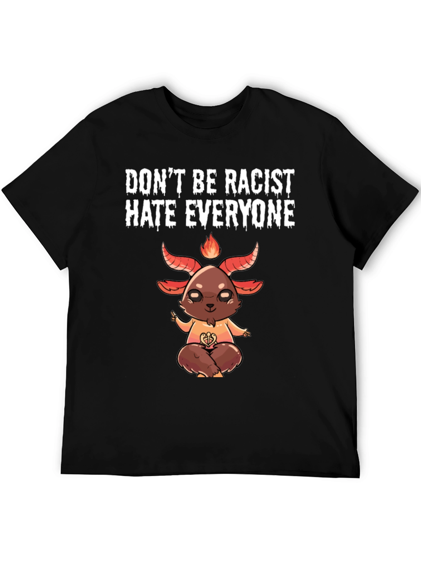 Dont Be Racist Hate Everyone Graphic Tee