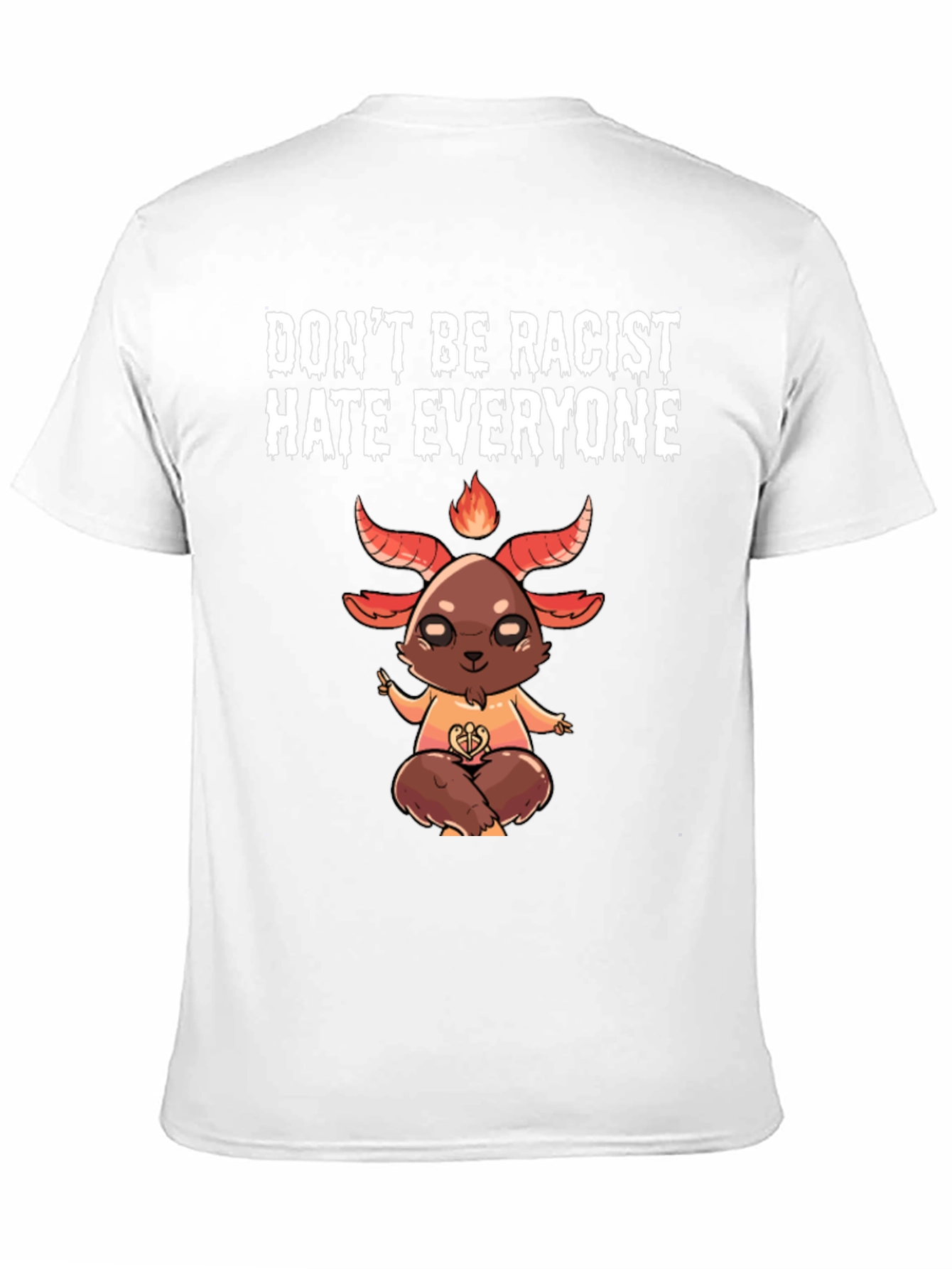 Dont Be Racist Hate Everyone Graphic Tee